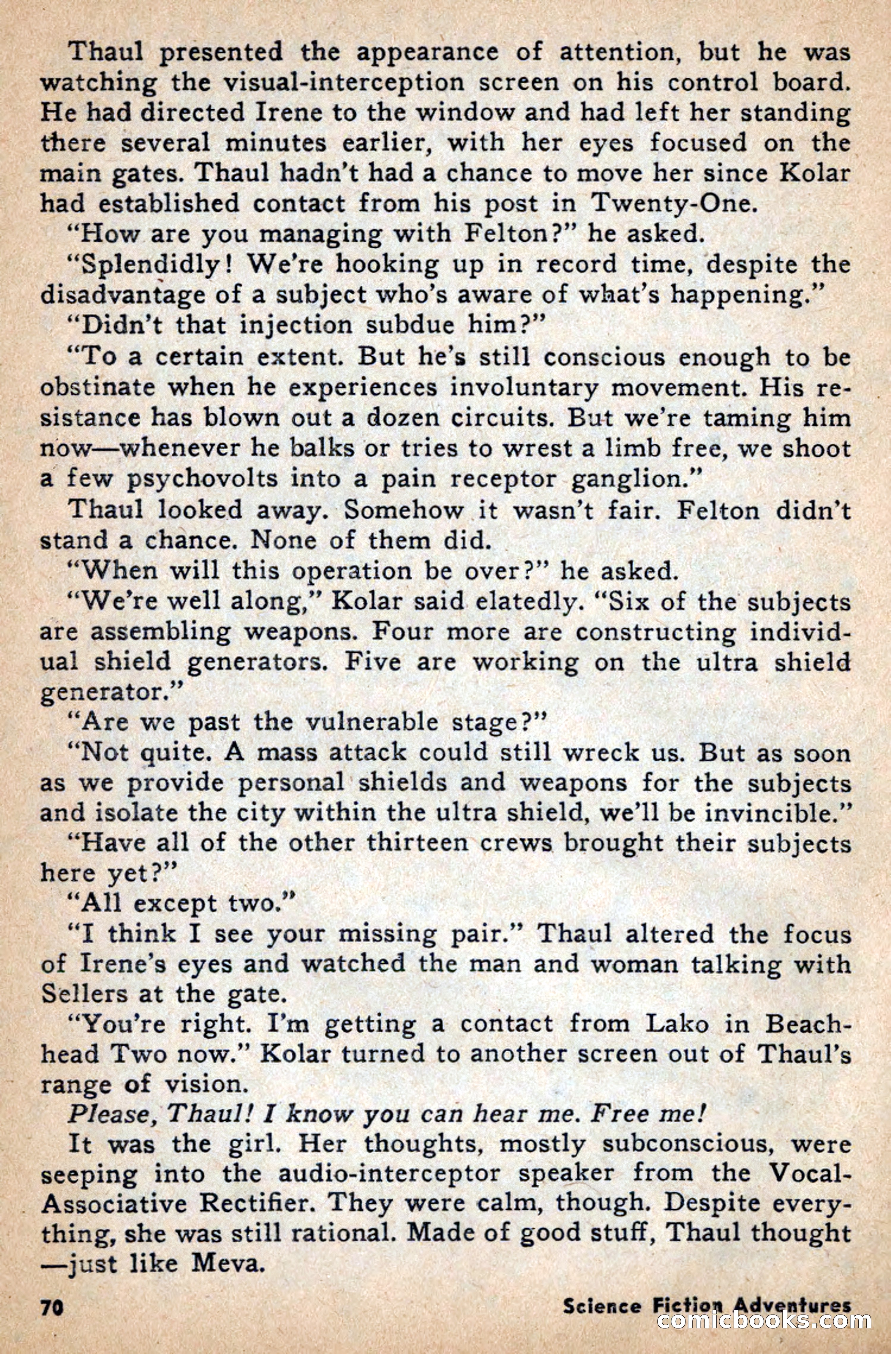 Science Fiction Adventures, April 1957 — page 70 of 132