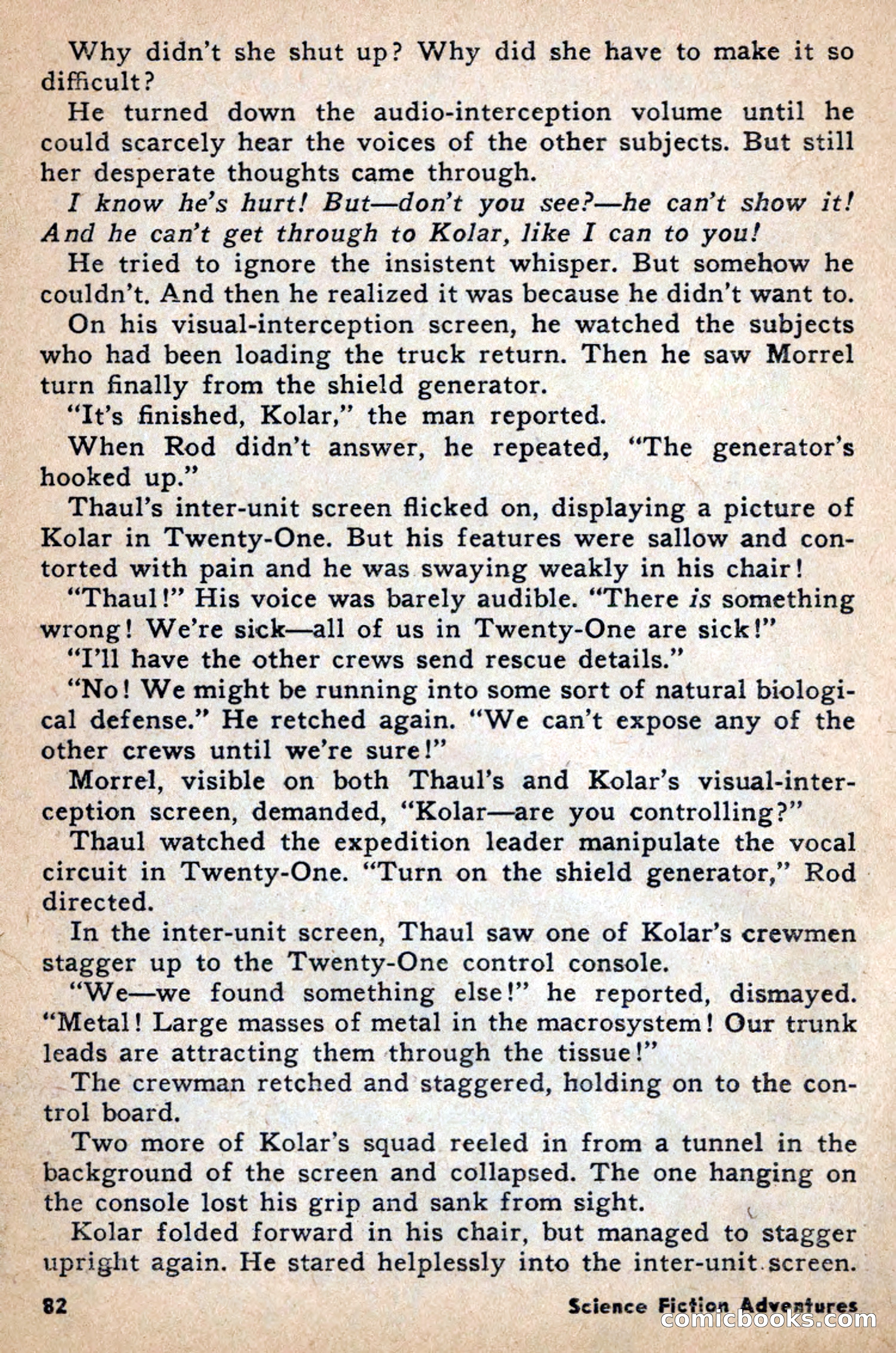Science Fiction Adventures, April 1957 — page 82 of 132