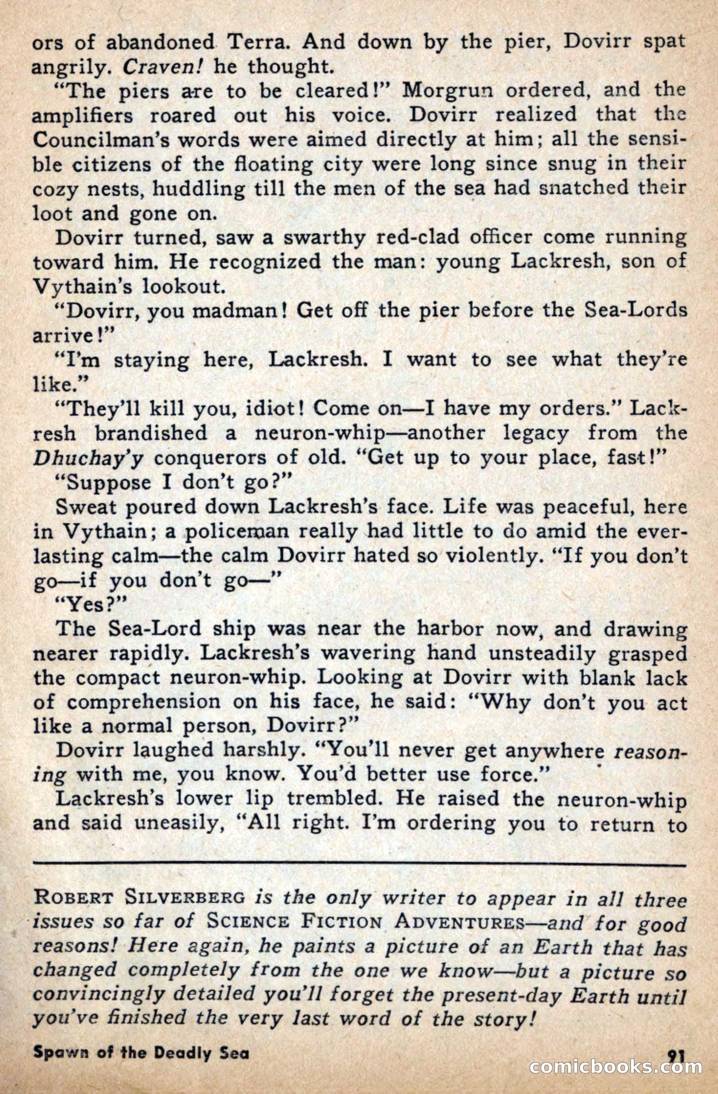 Science Fiction Adventures, April 1957 — page 91 of 132