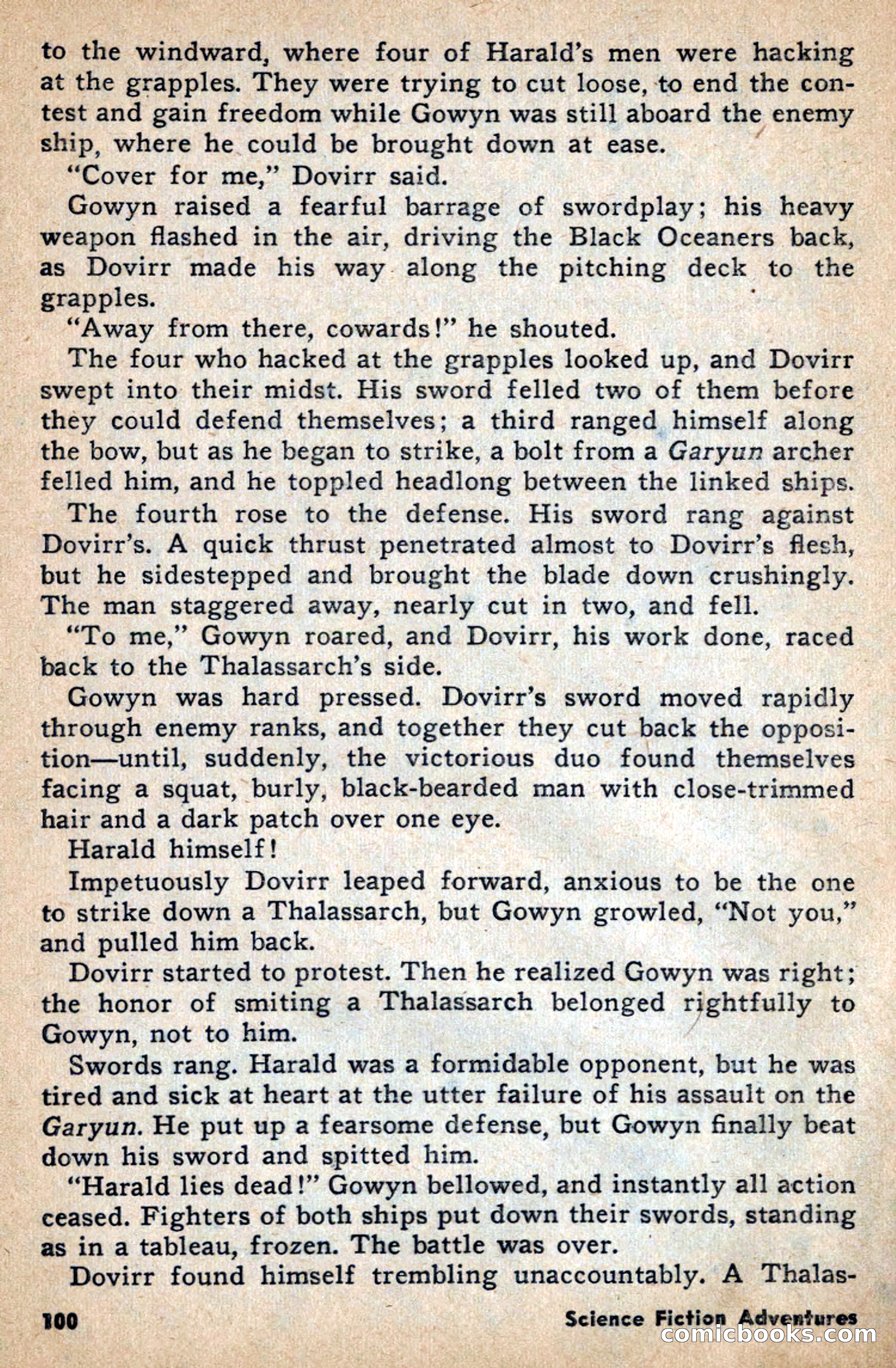 Science Fiction Adventures, April 1957 — page 100 of 132