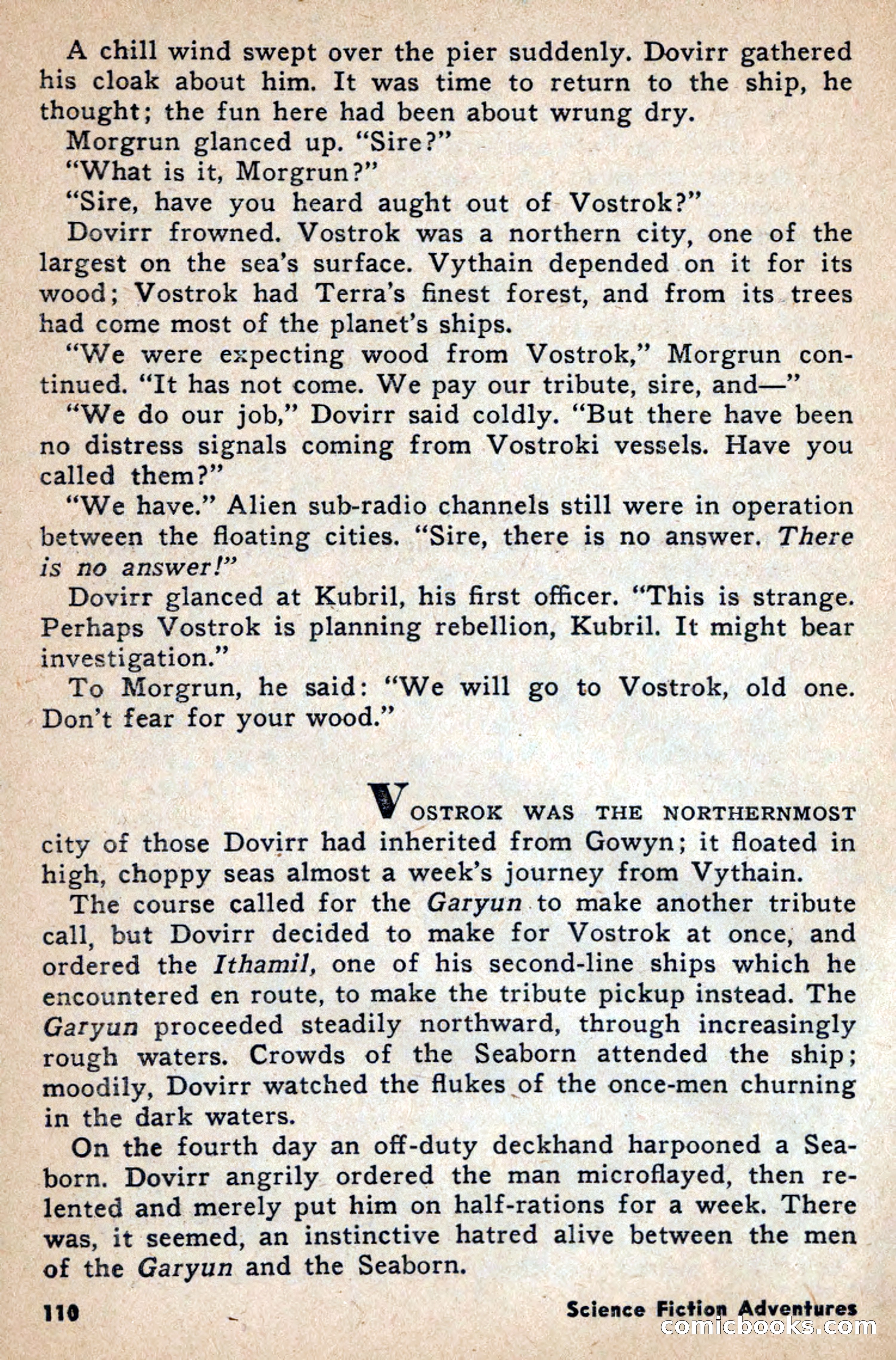 Science Fiction Adventures, April 1957 — page 110 of 132
