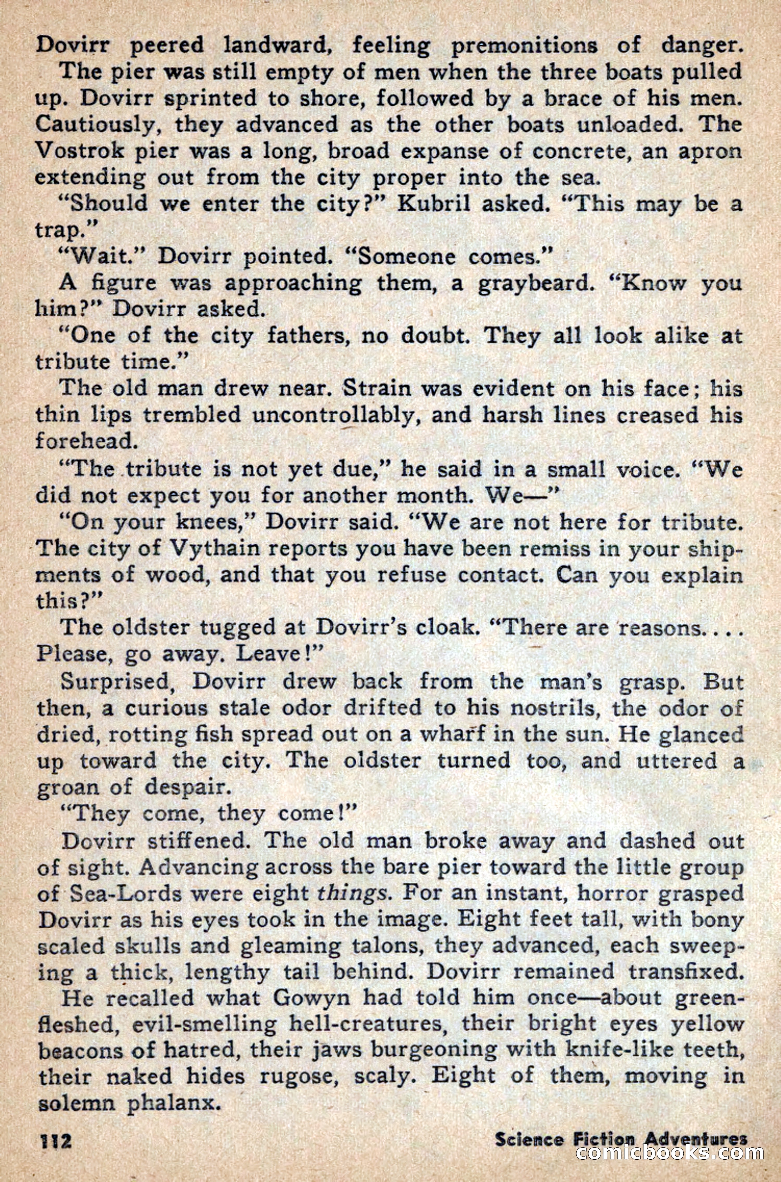 Science Fiction Adventures, April 1957 — page 112 of 132