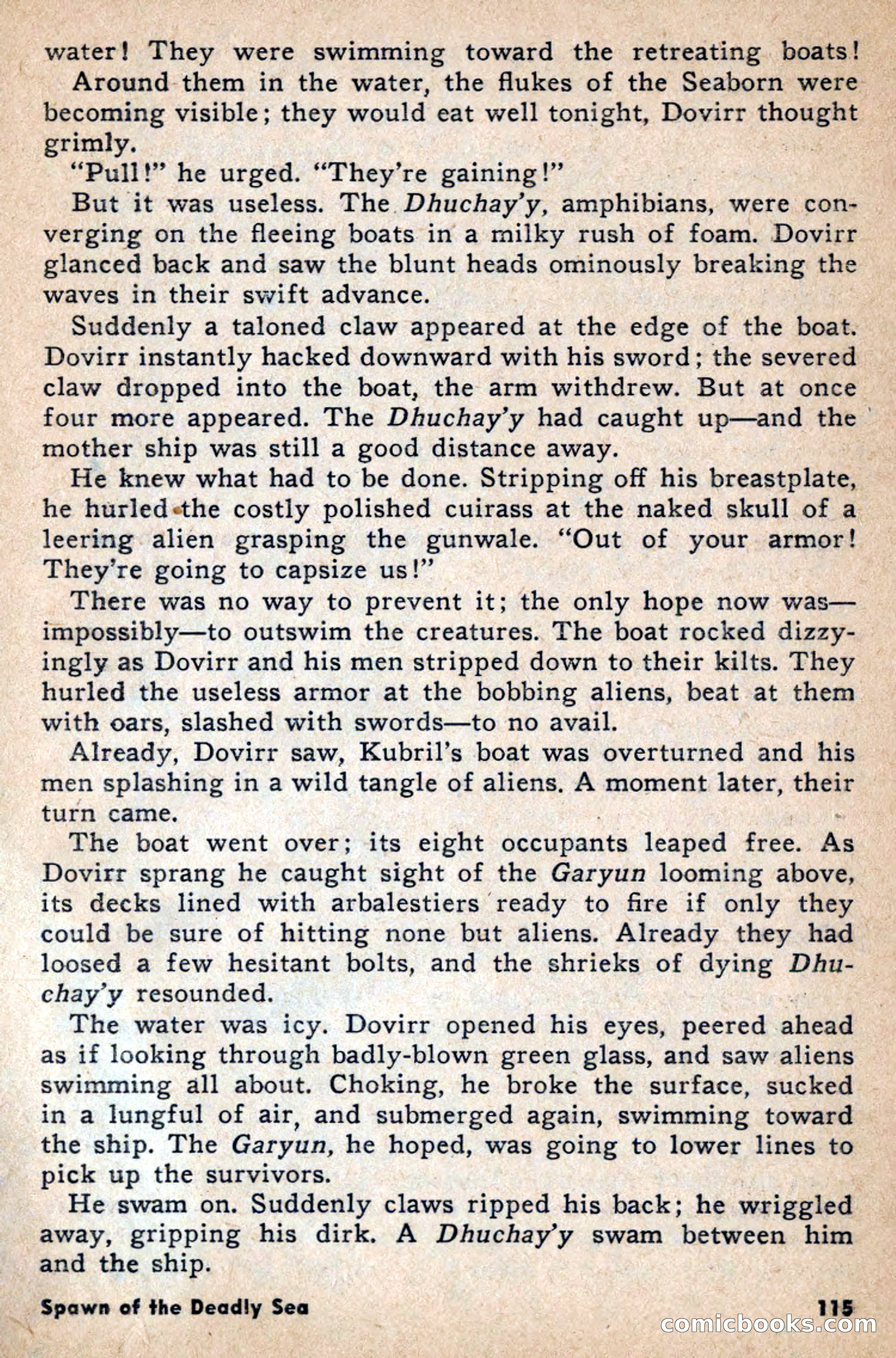 Science Fiction Adventures, April 1957 — page 115 of 132