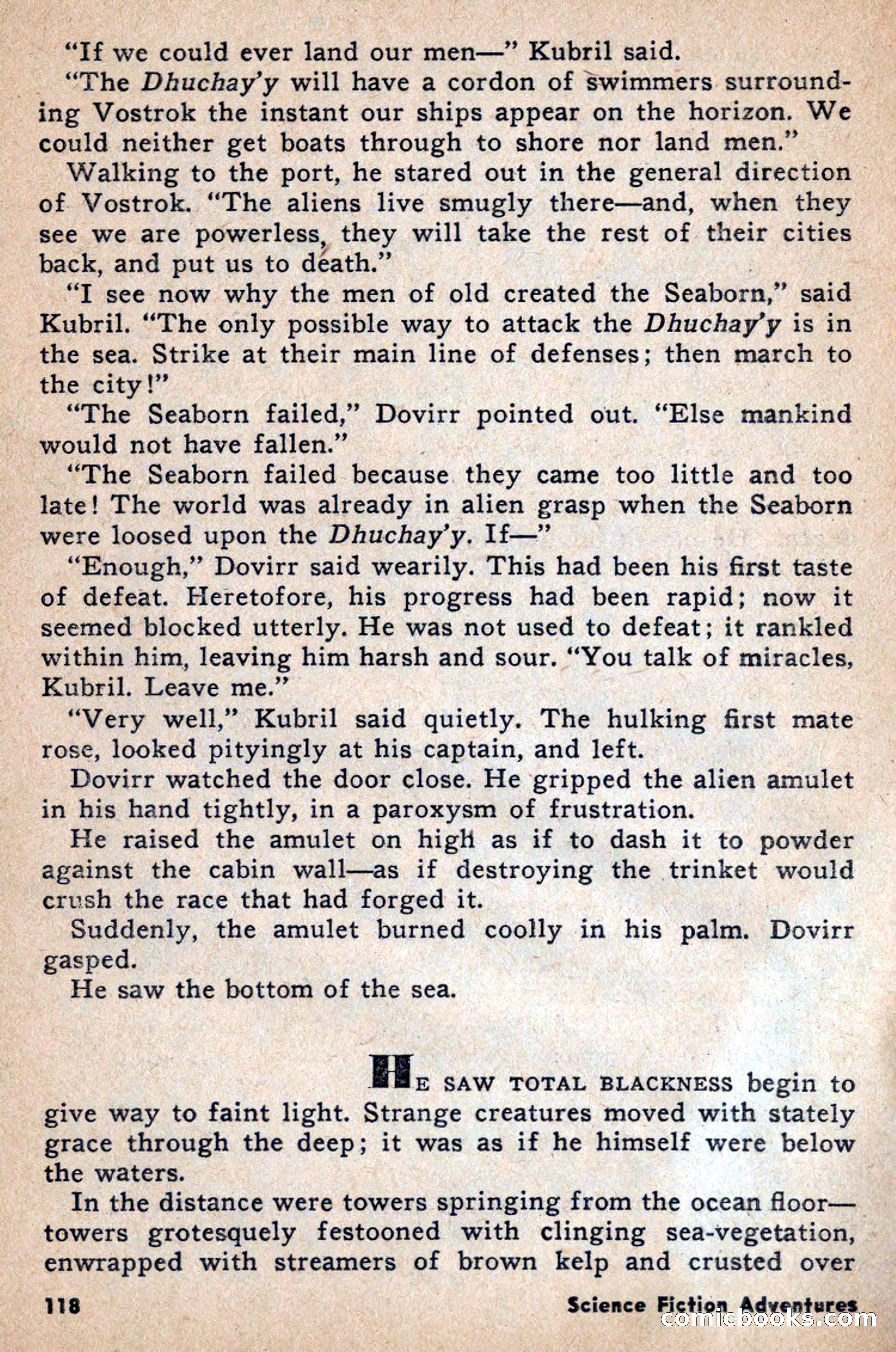 Science Fiction Adventures, April 1957 — page 118 of 132