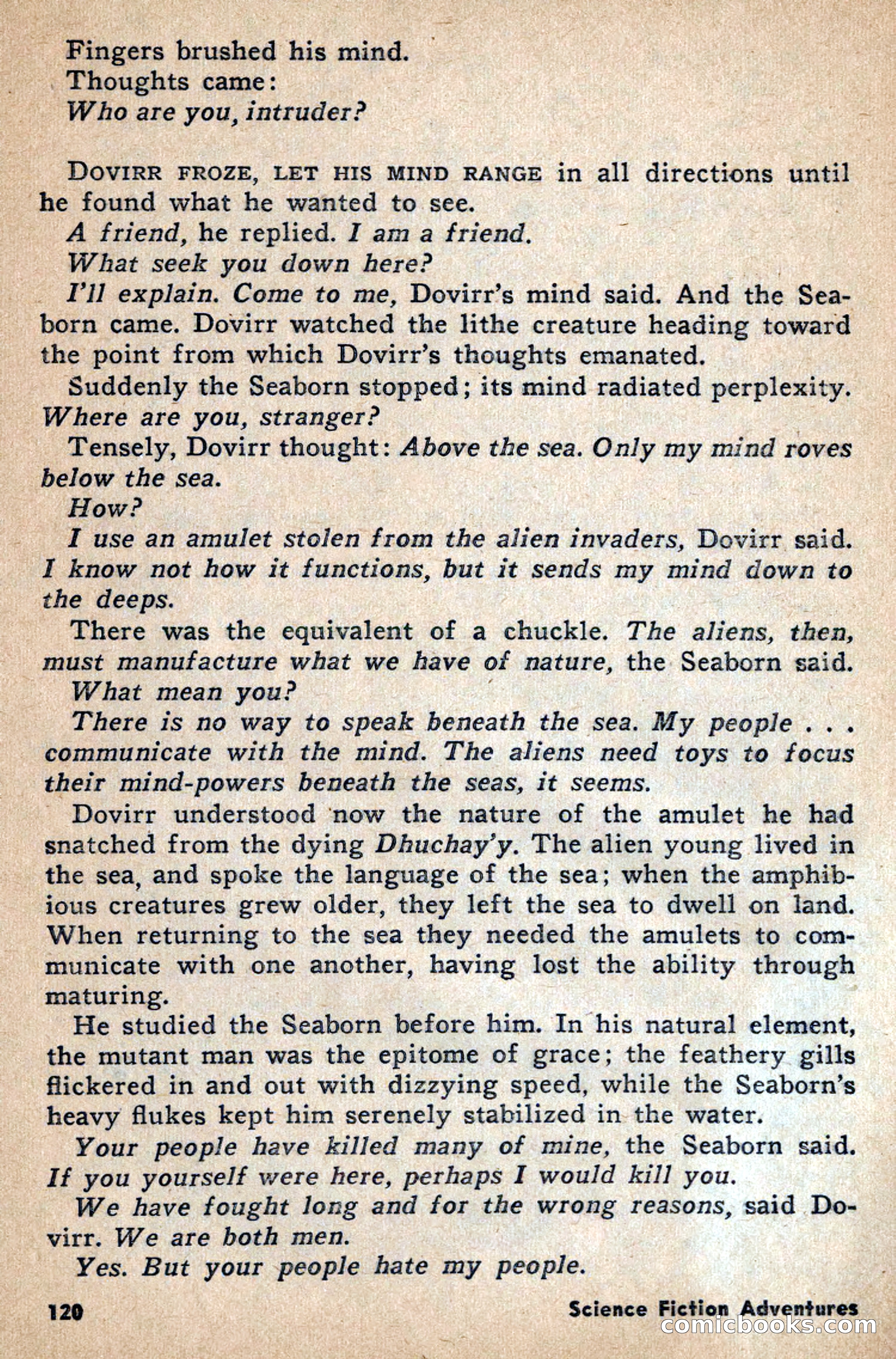 Science Fiction Adventures, April 1957 — page 120 of 132