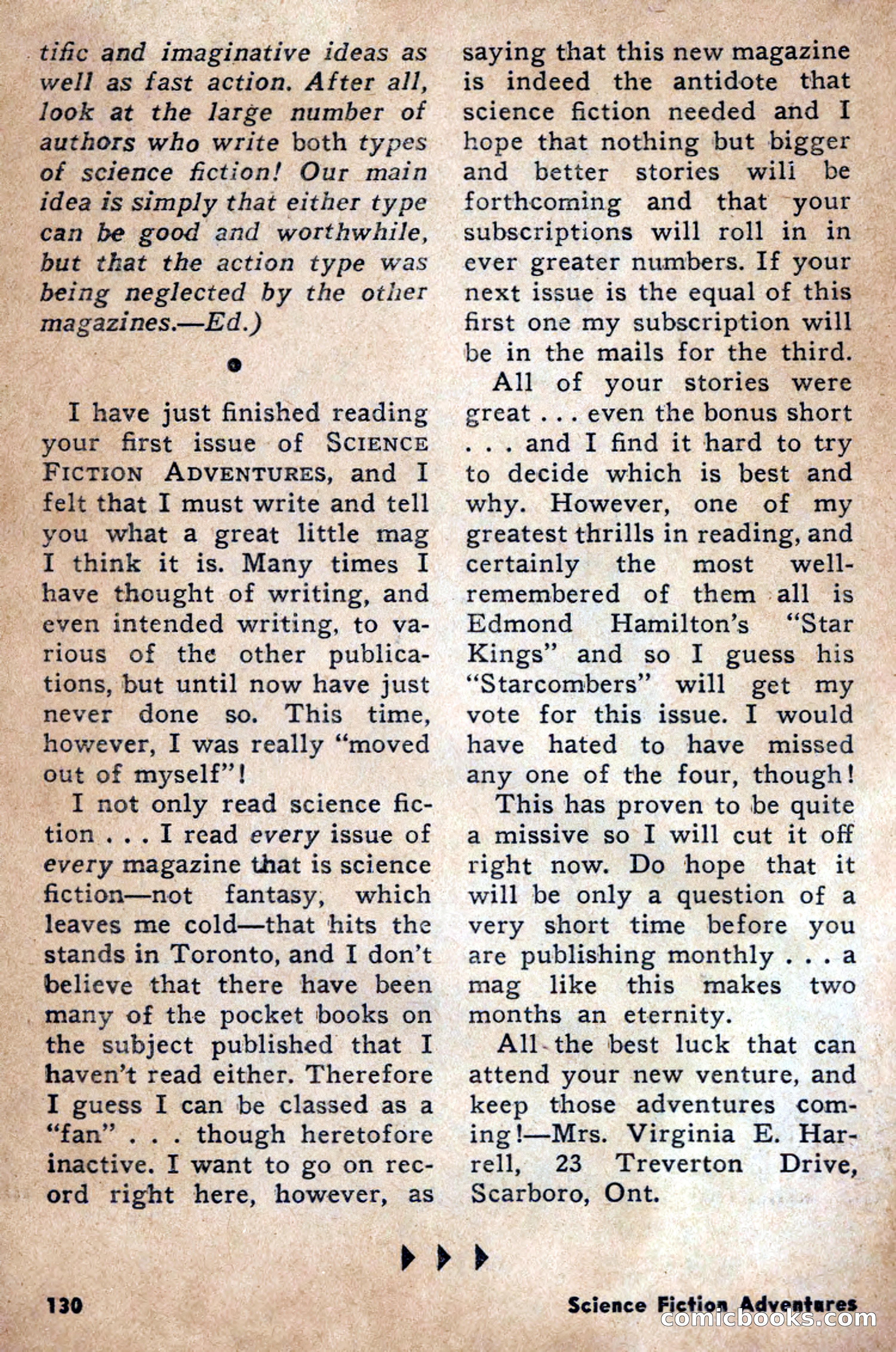 Science Fiction Adventures, April 1957 — page 130 of 132