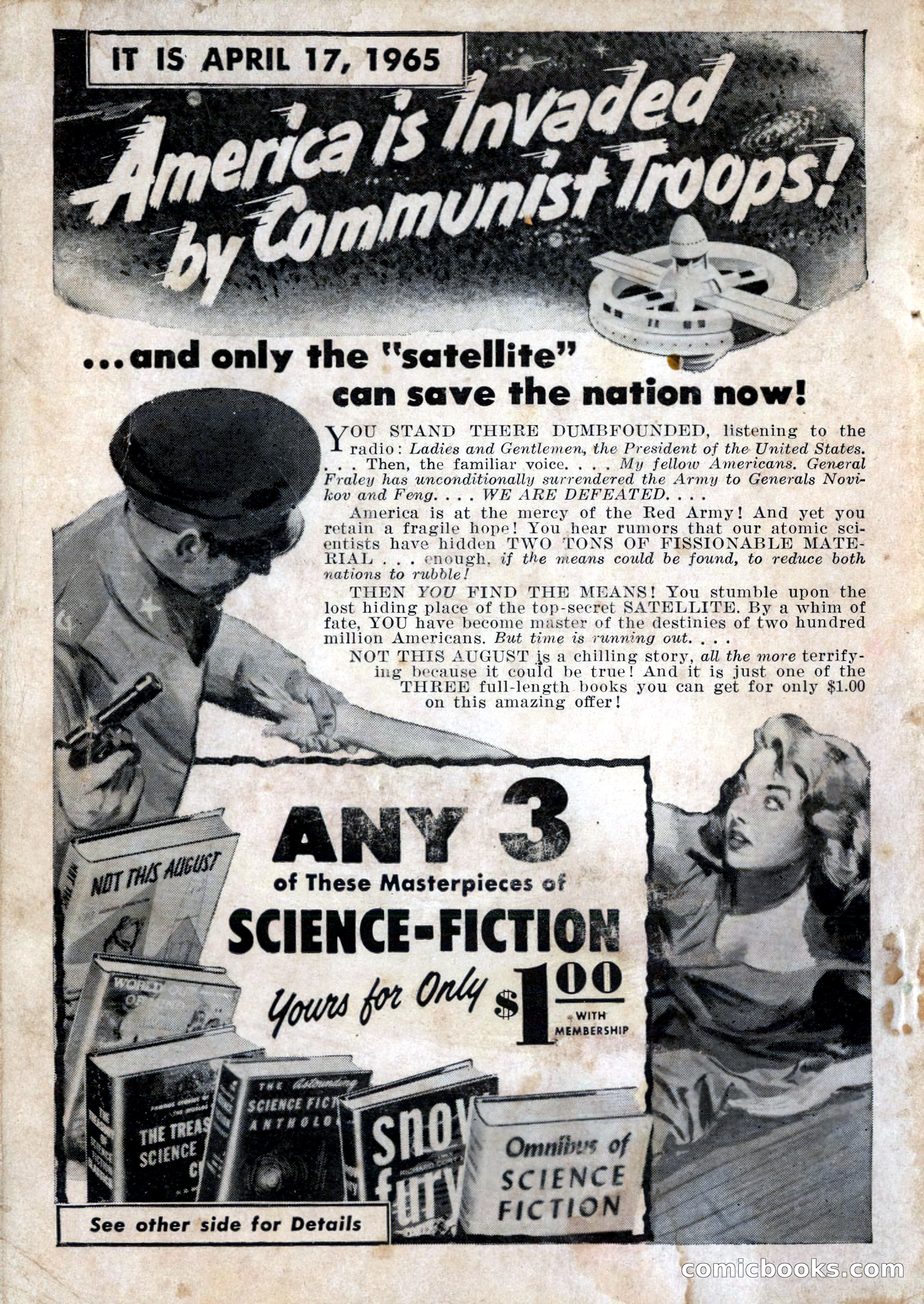 Science Fiction Adventures, April 1957 — page 132 of 132