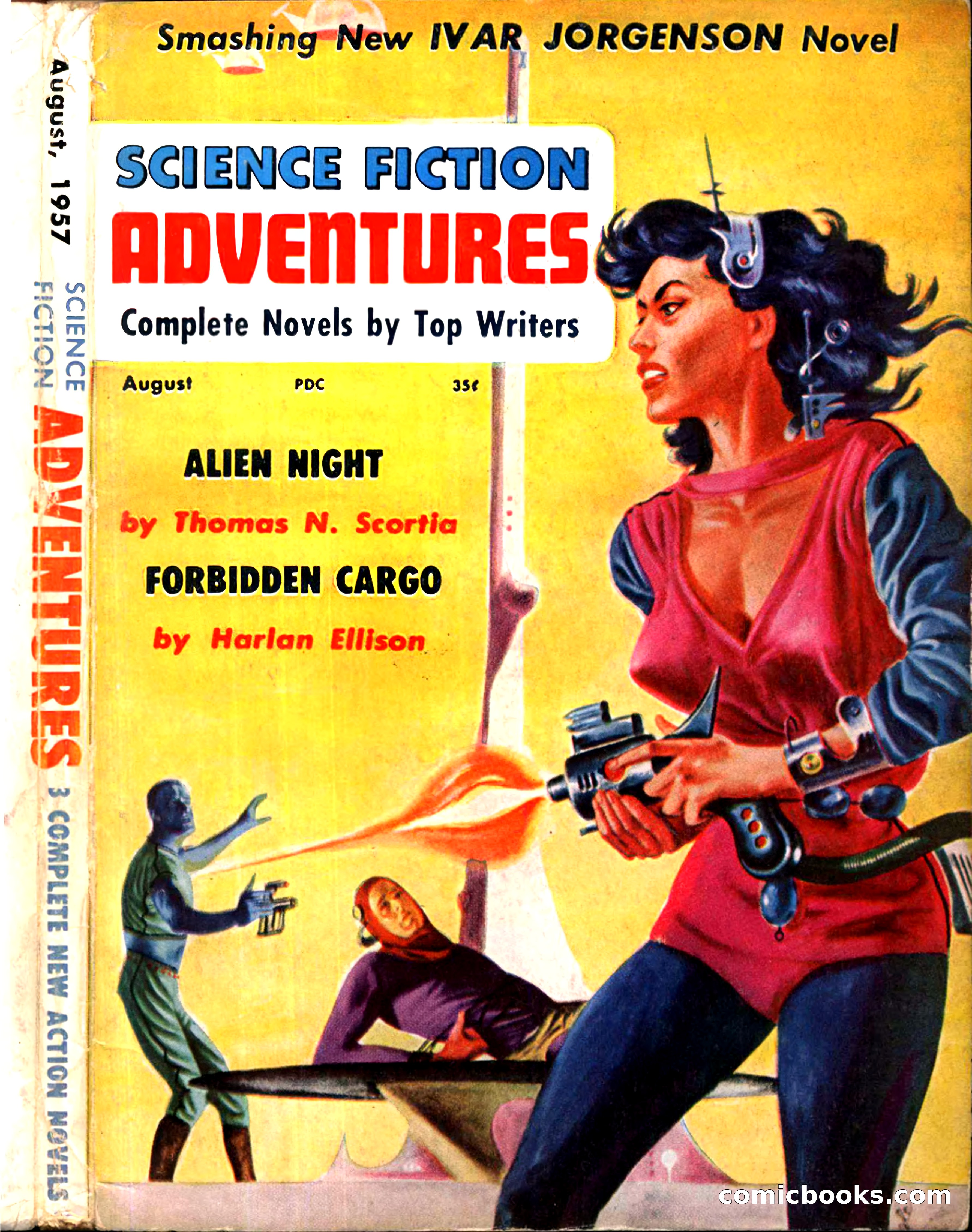 Science Fiction Adventures, August 1957 — page 1 of 133