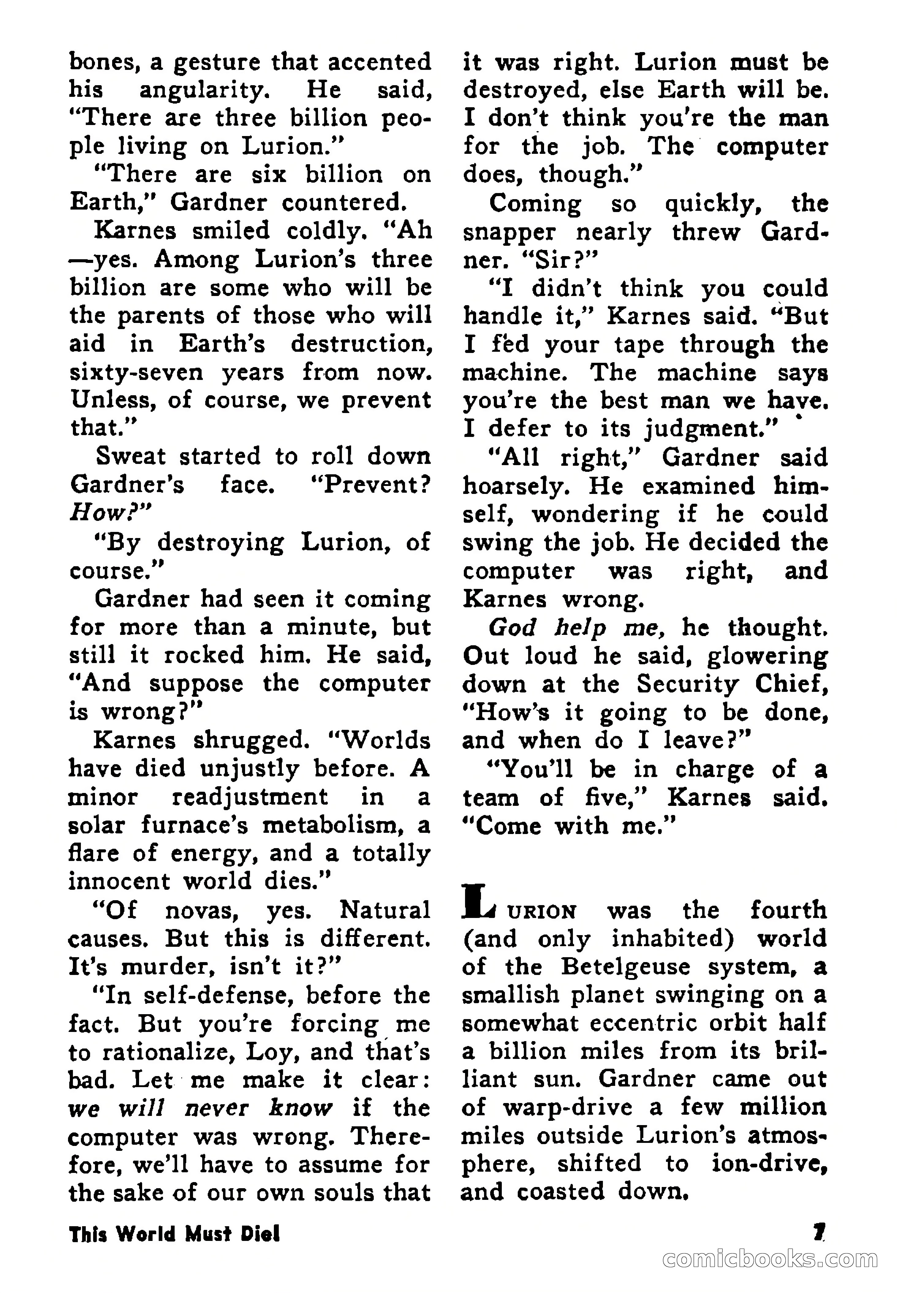 Science Fiction Adventures, August 1957 — page 7 of 133