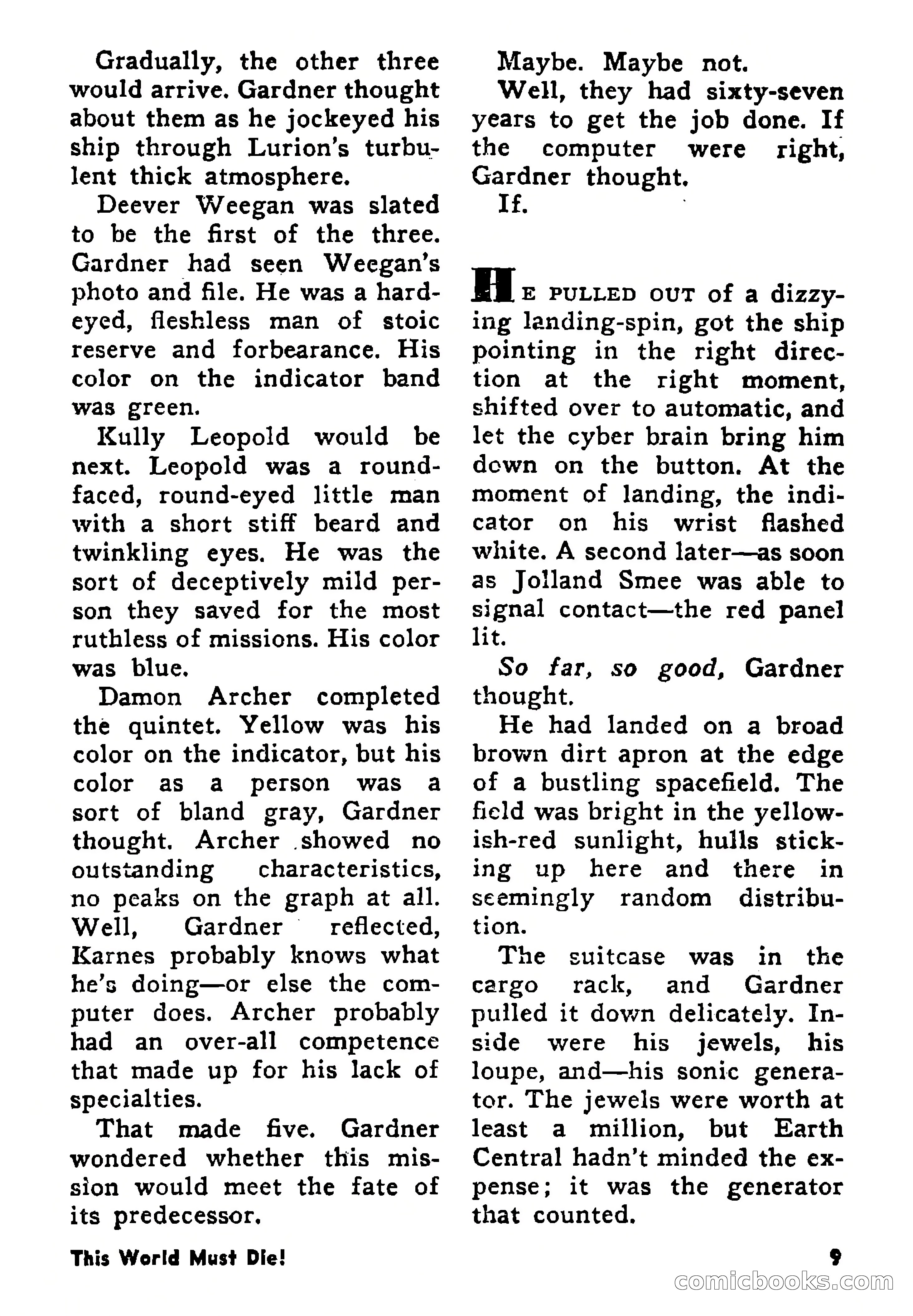 Science Fiction Adventures, August 1957 — page 9 of 133