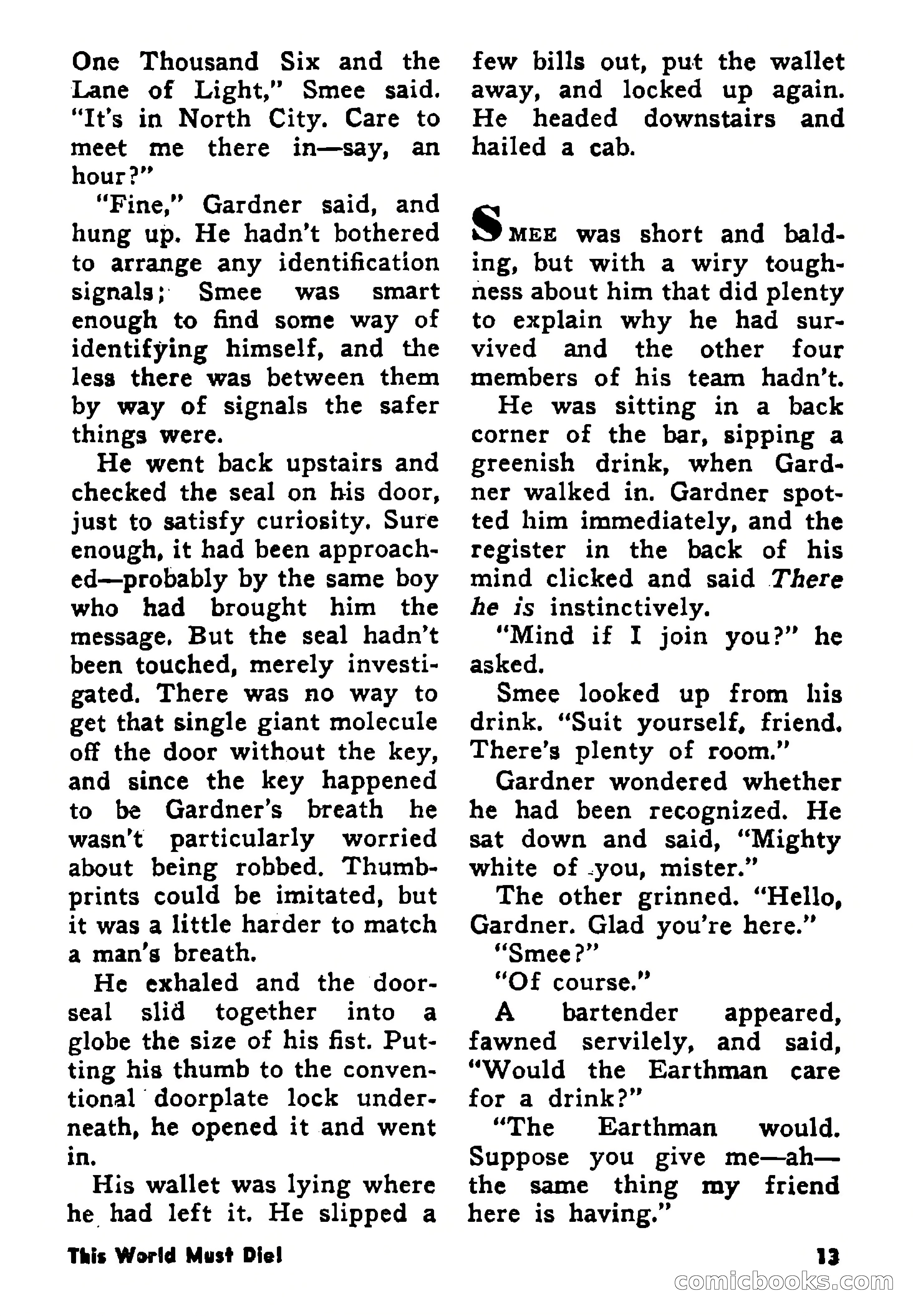 Science Fiction Adventures, August 1957 — page 13 of 133