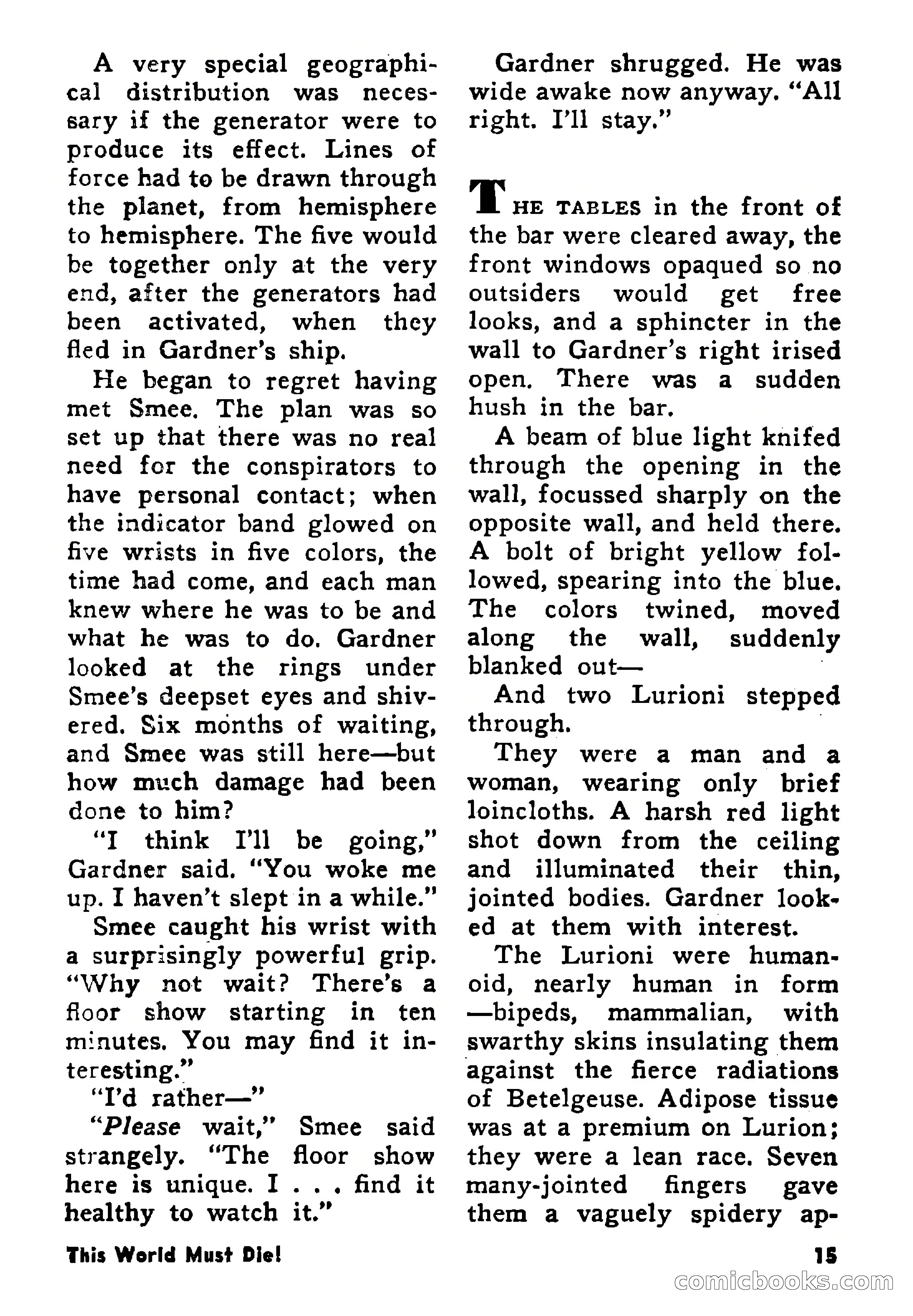 Science Fiction Adventures, August 1957 — page 15 of 133