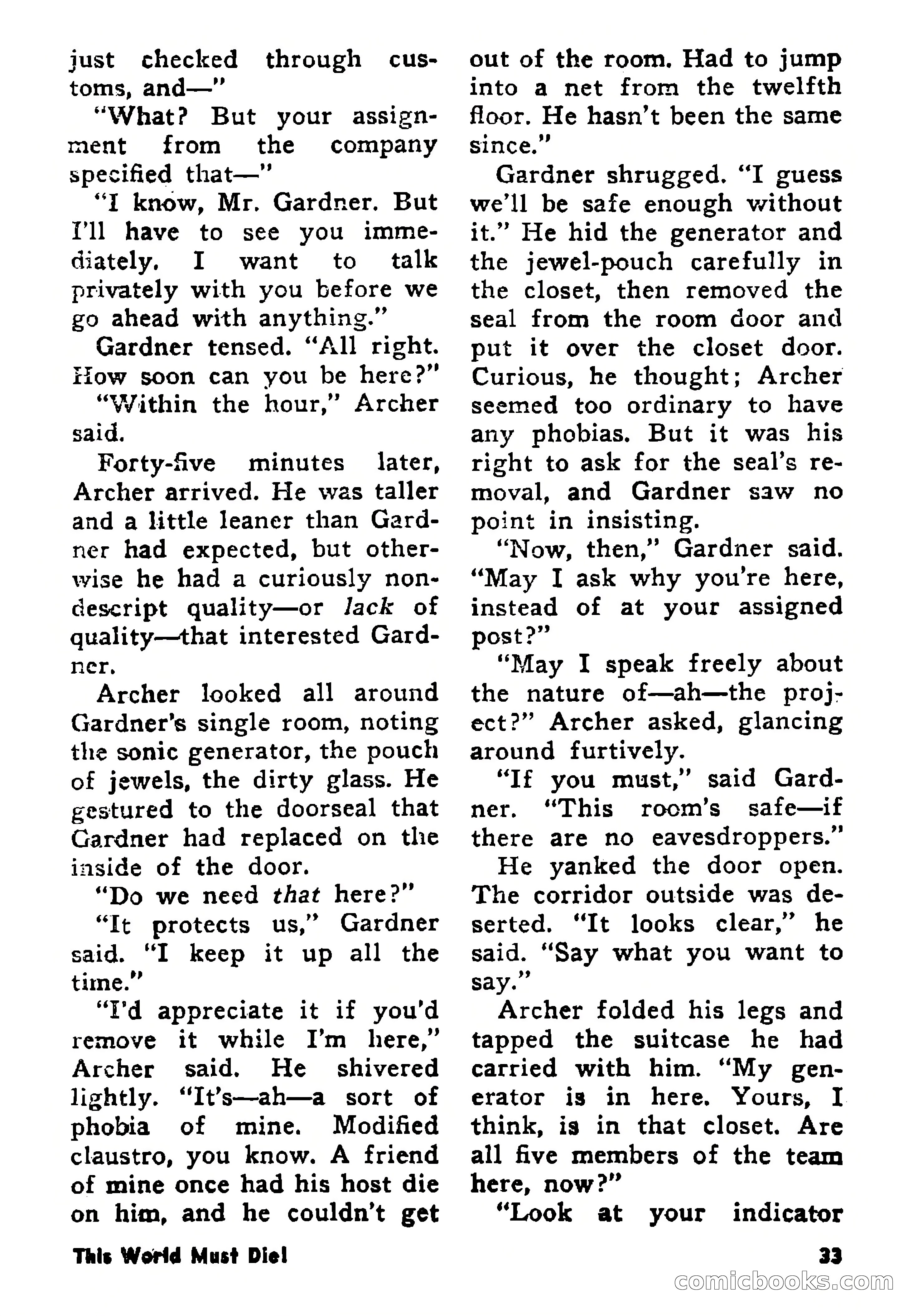 Science Fiction Adventures, August 1957 — page 33 of 133