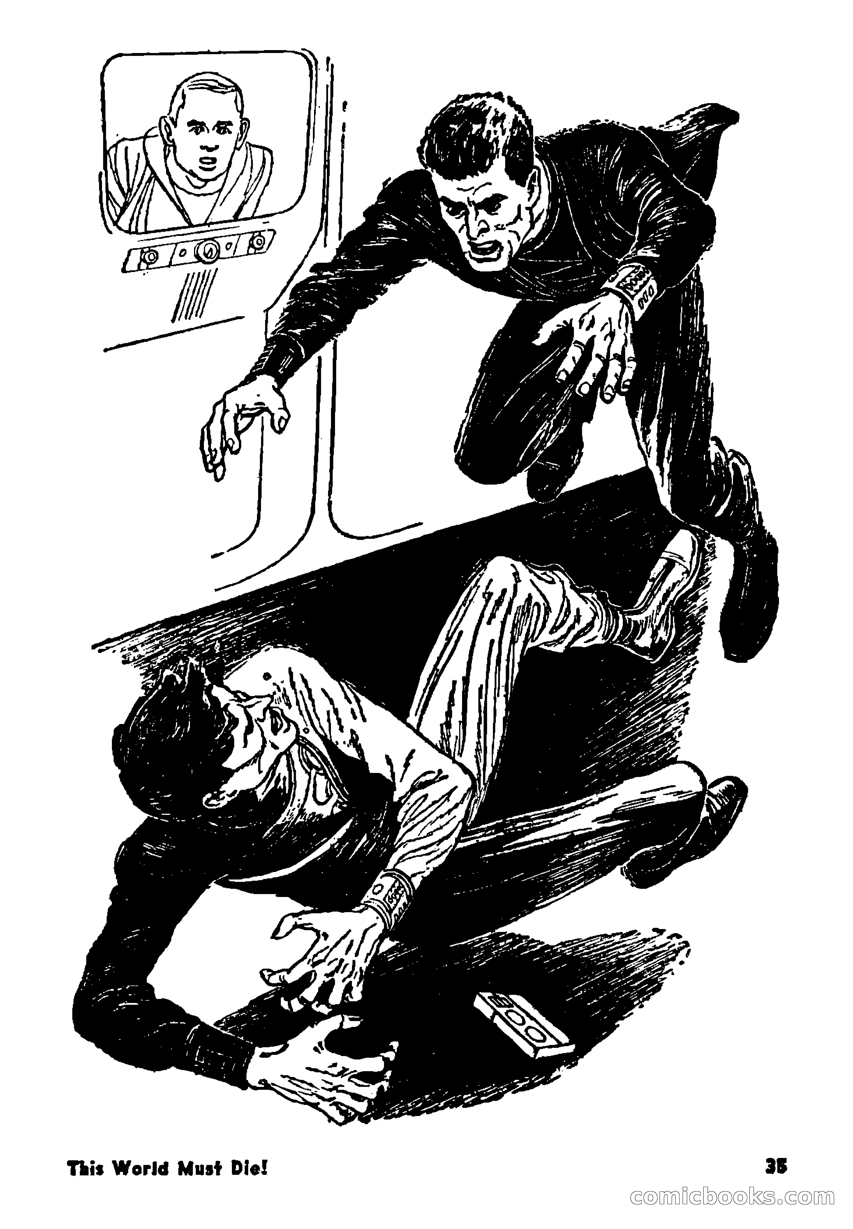 Science Fiction Adventures, August 1957 — page 35 of 133