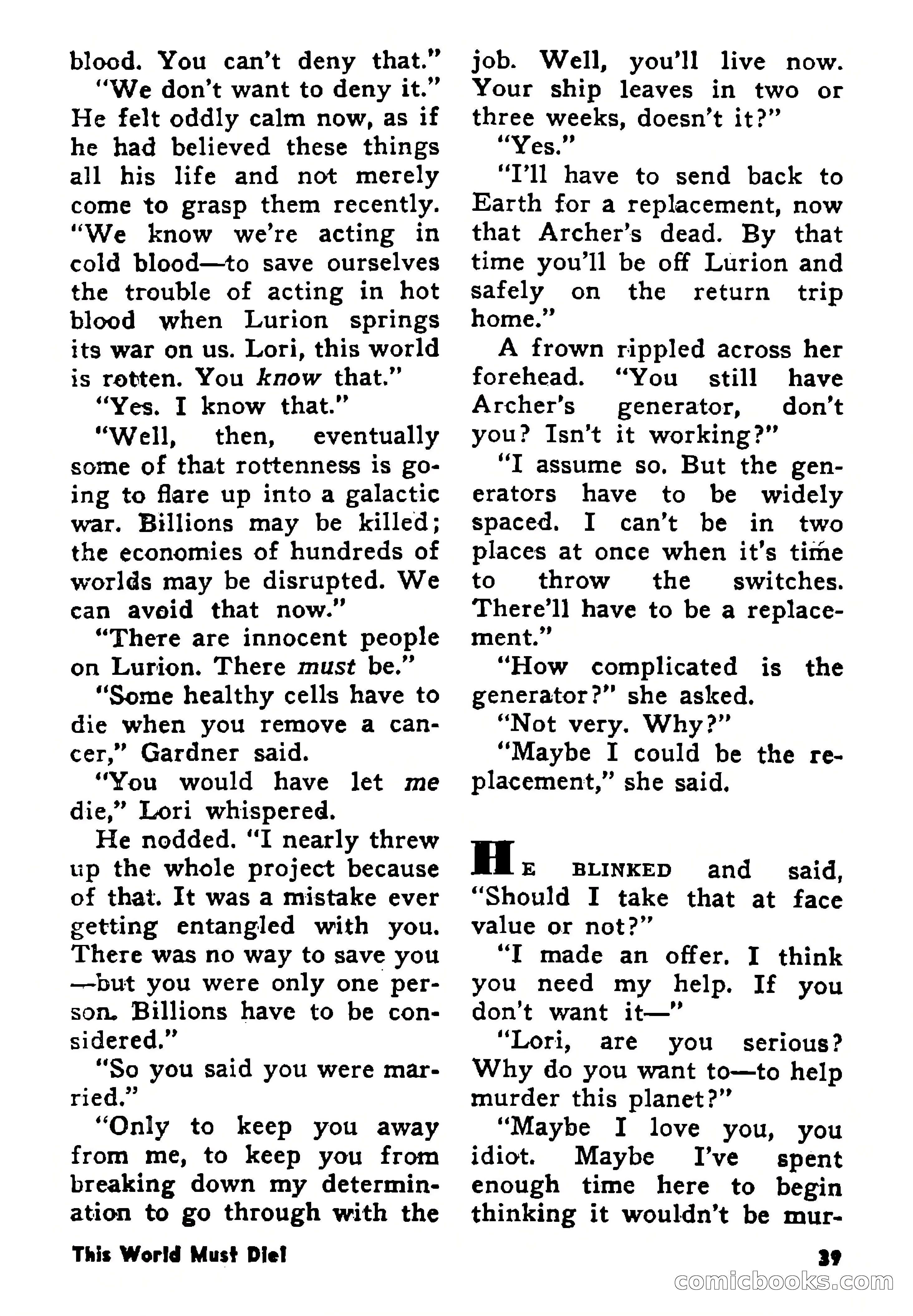 Science Fiction Adventures, August 1957 — page 39 of 133
