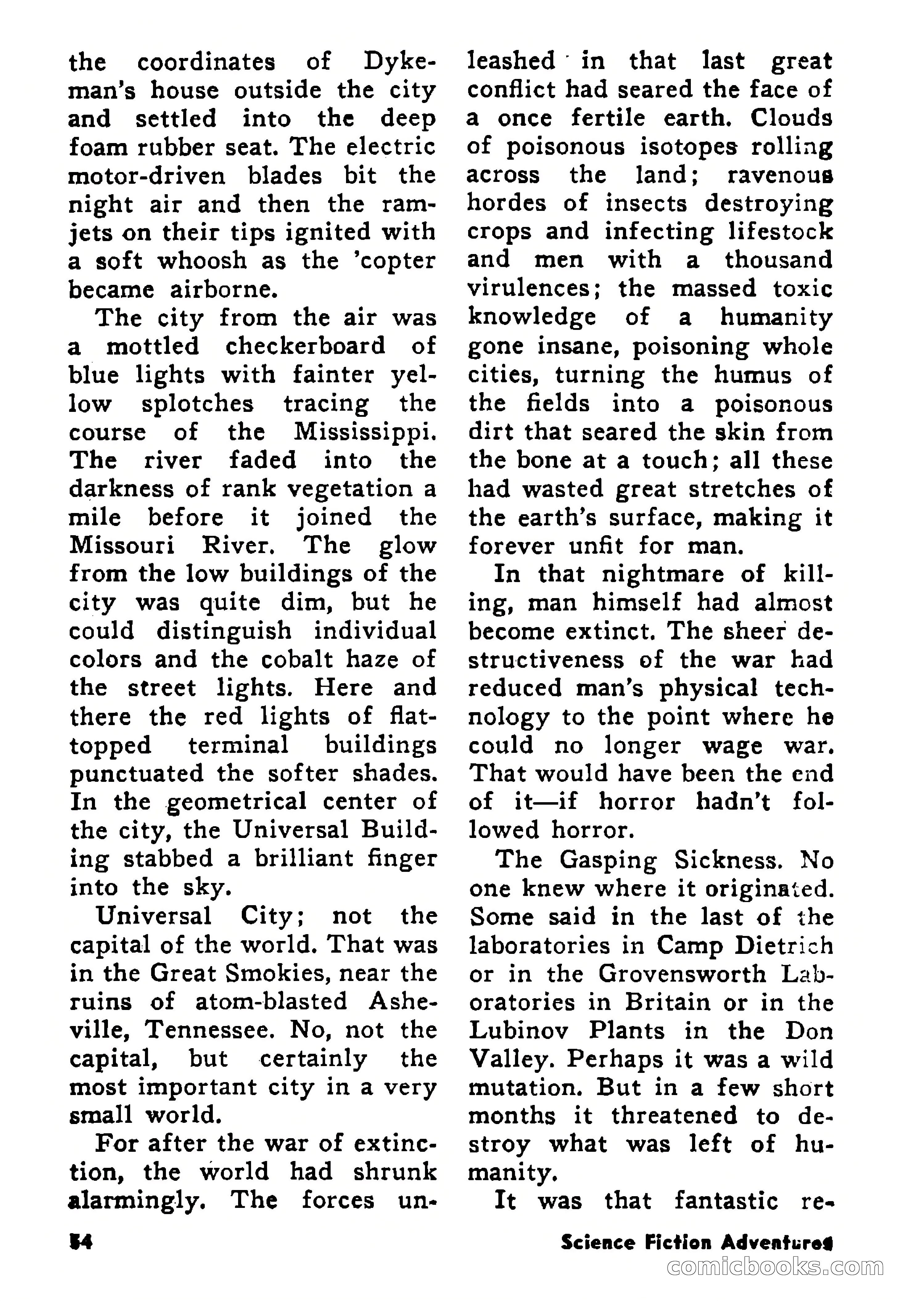 Science Fiction Adventures, August 1957 — page 54 of 133
