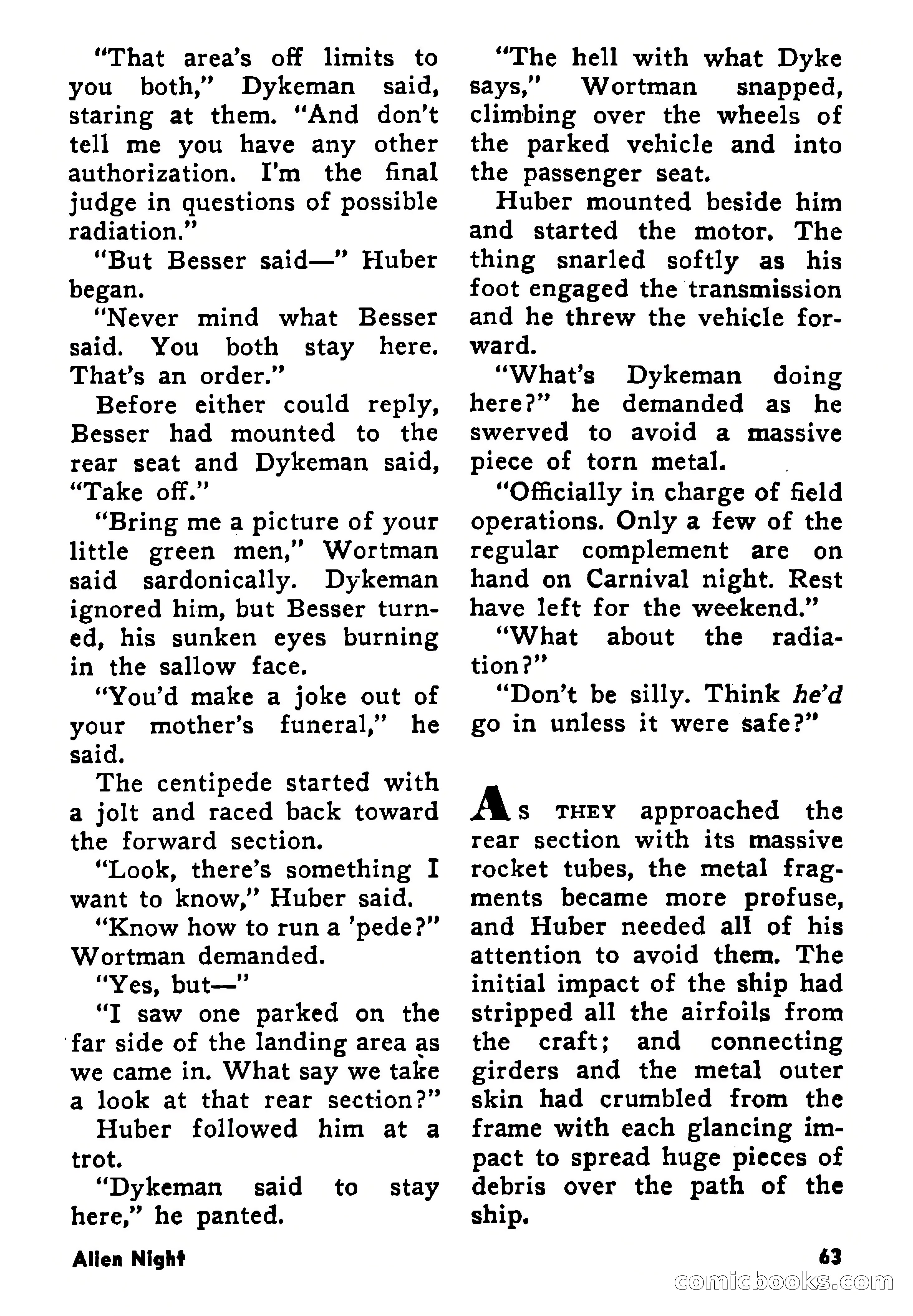 Science Fiction Adventures, August 1957 — page 63 of 133