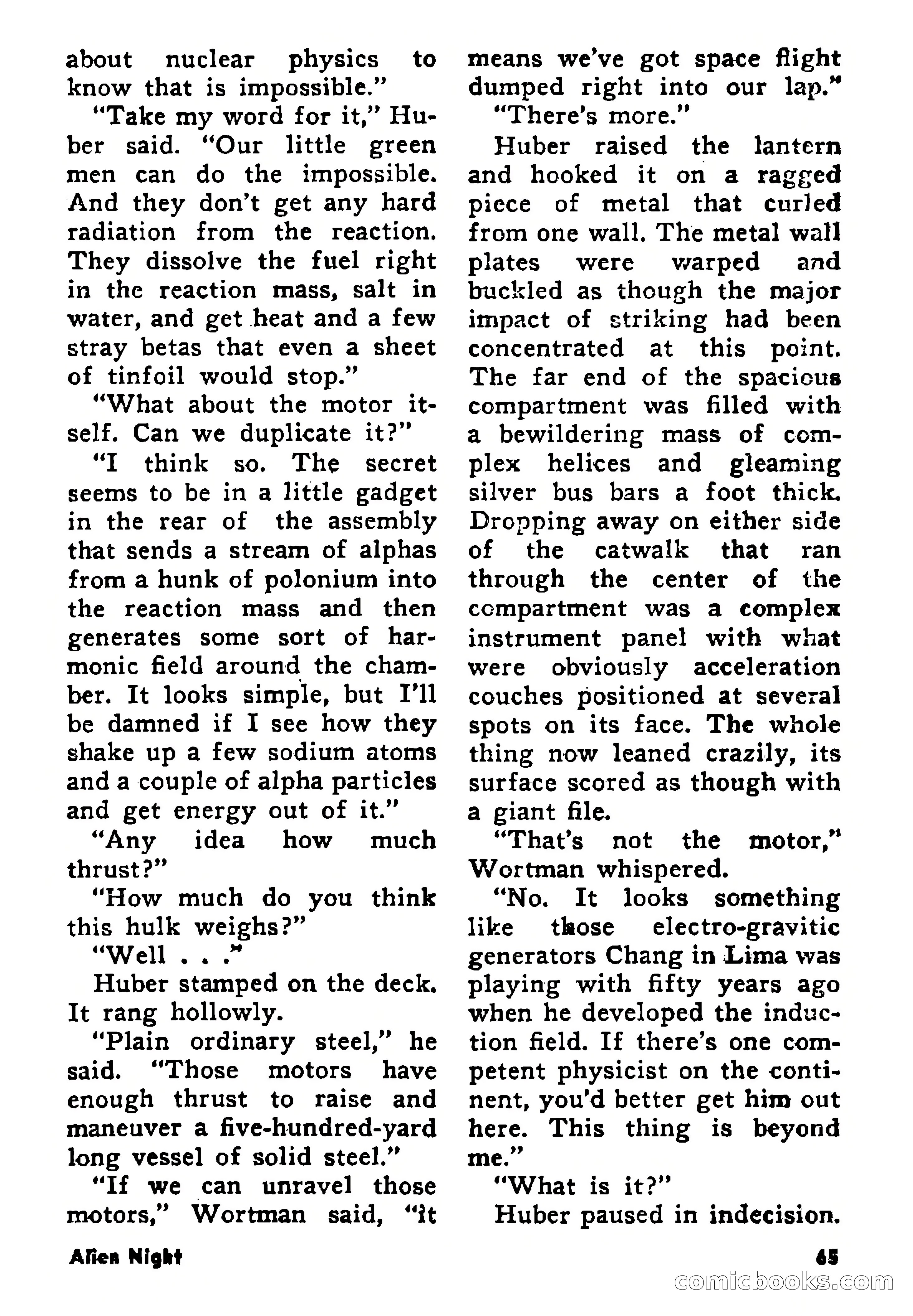 Science Fiction Adventures, August 1957 — page 65 of 133