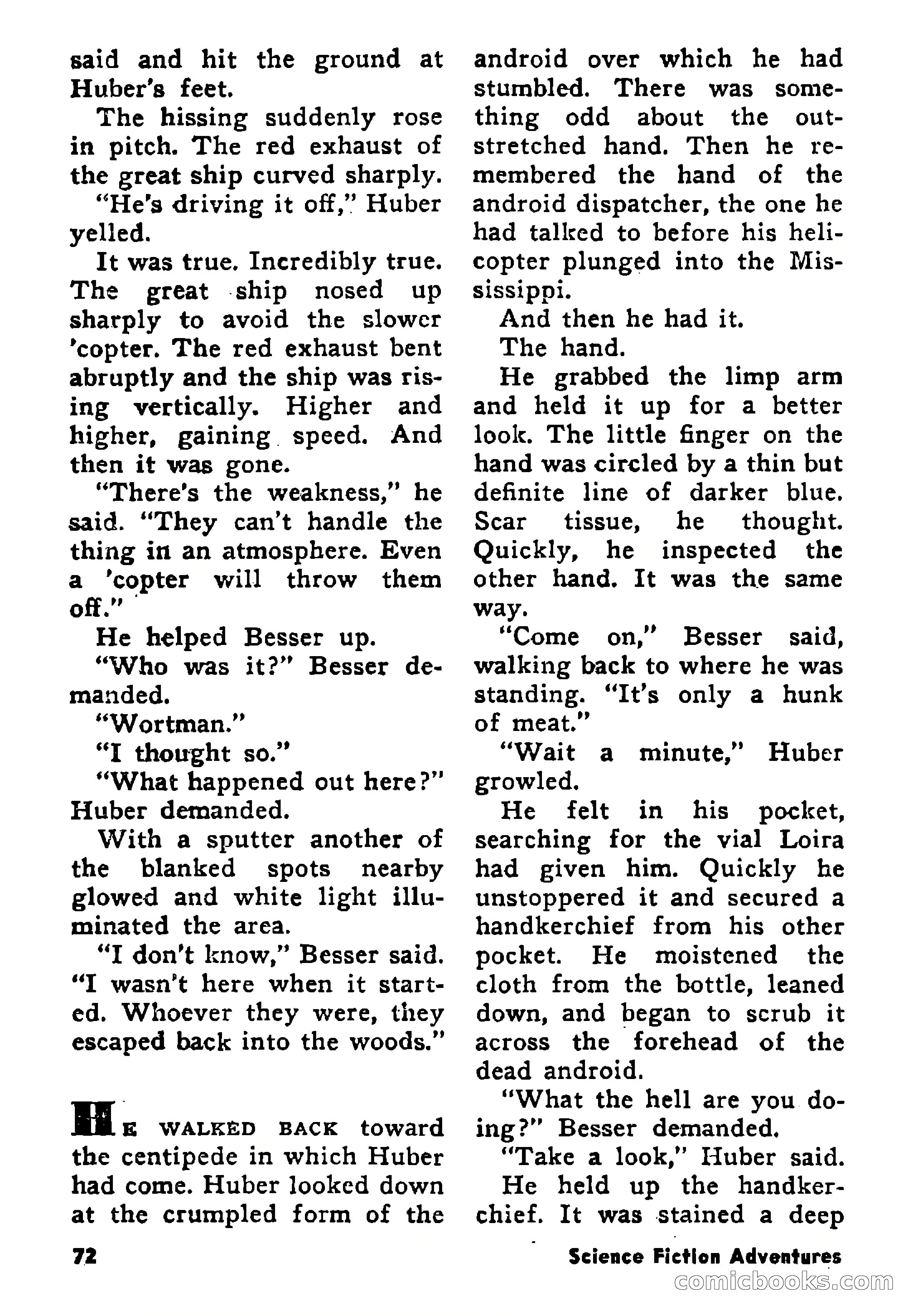 Science Fiction Adventures, August 1957 — page 72 of 133