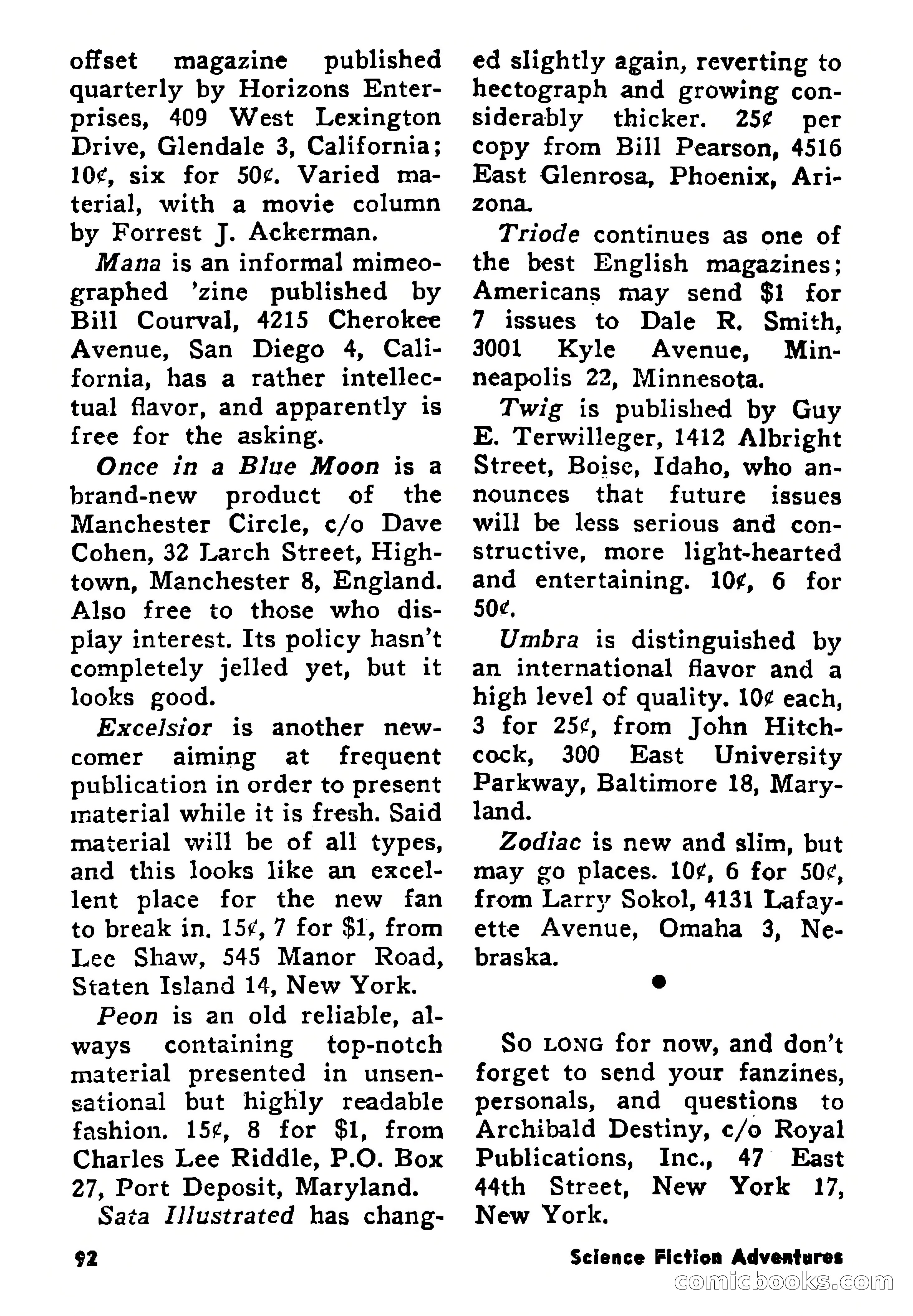 Science Fiction Adventures, August 1957 — page 92 of 133