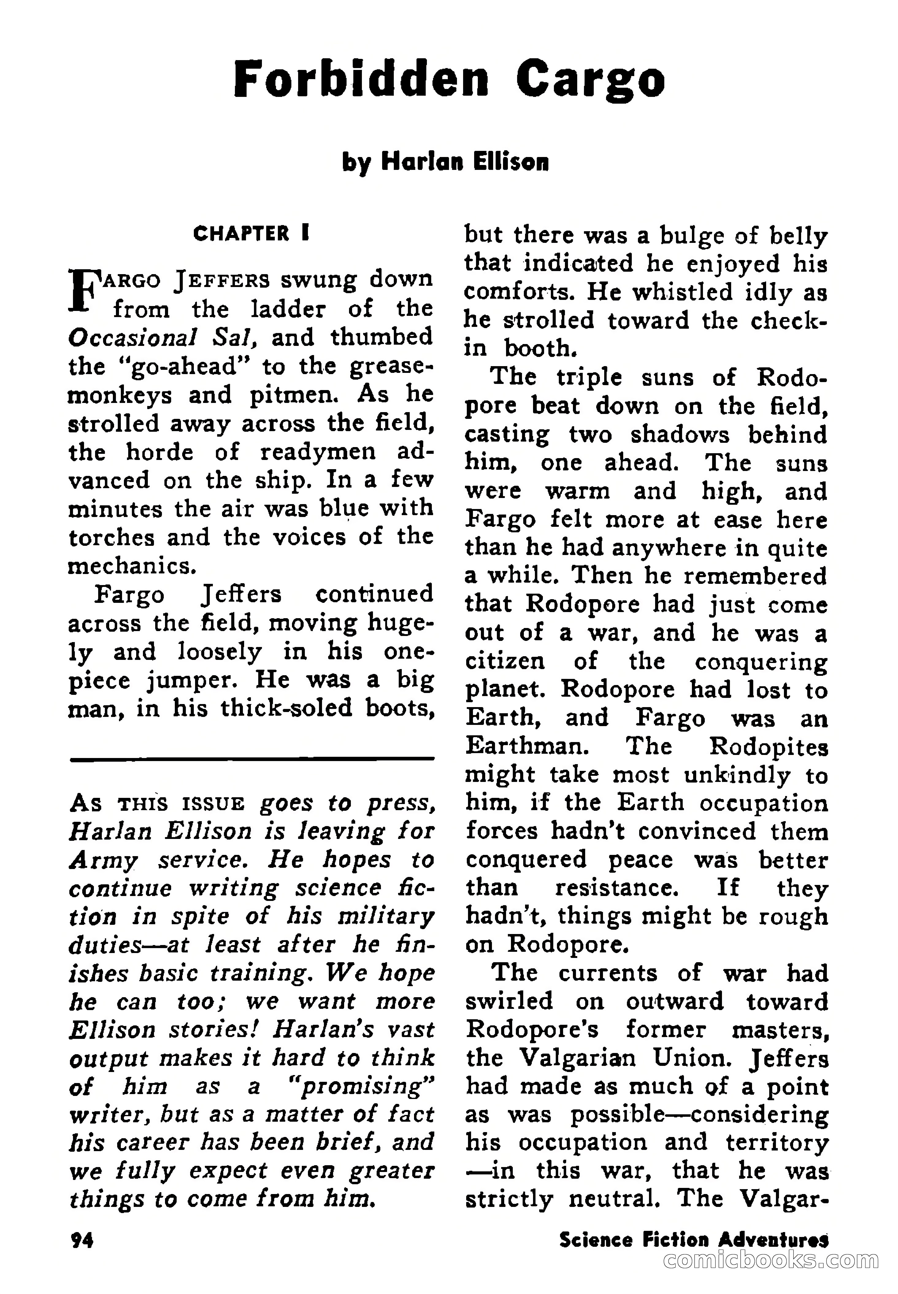 Science Fiction Adventures, August 1957 — page 94 of 133
