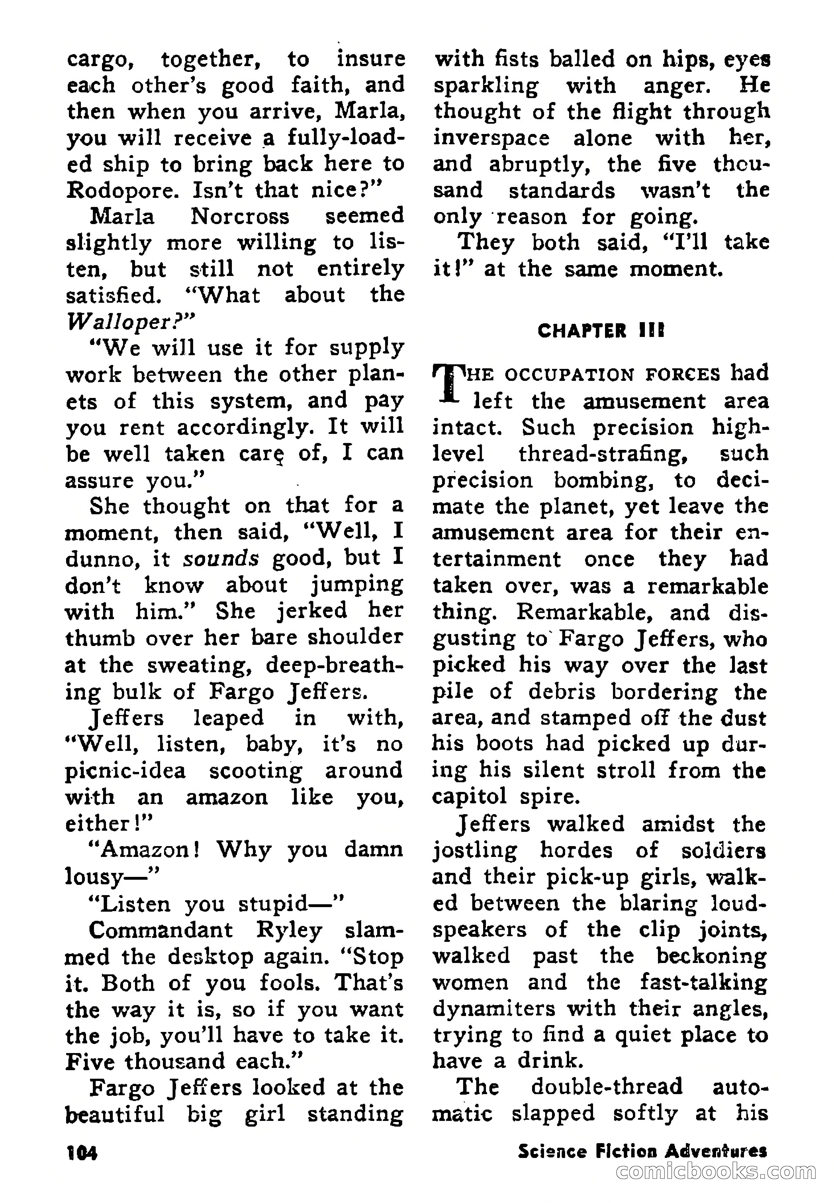 Science Fiction Adventures, August 1957 — page 104 of 133