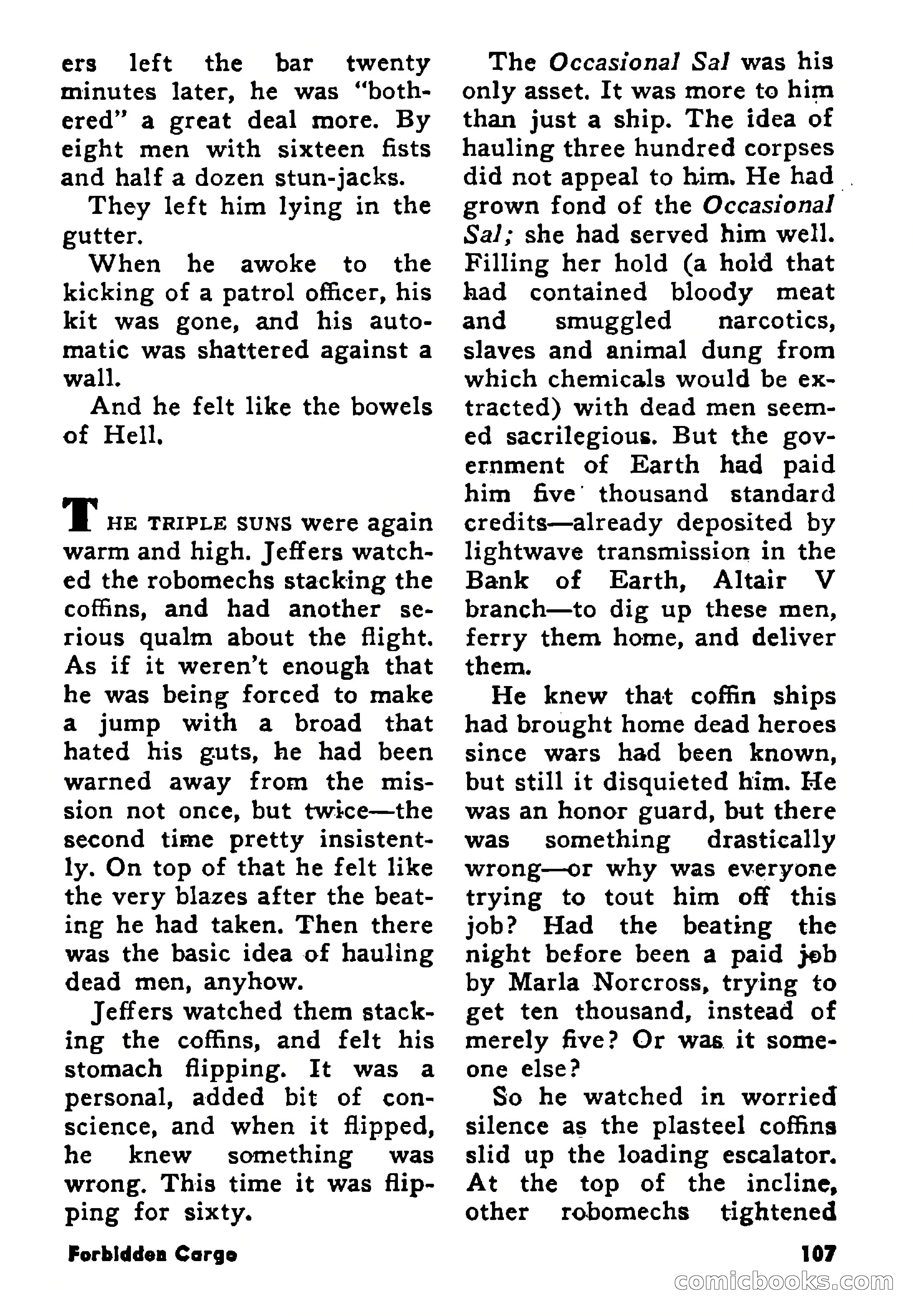 Science Fiction Adventures, August 1957 — page 107 of 133