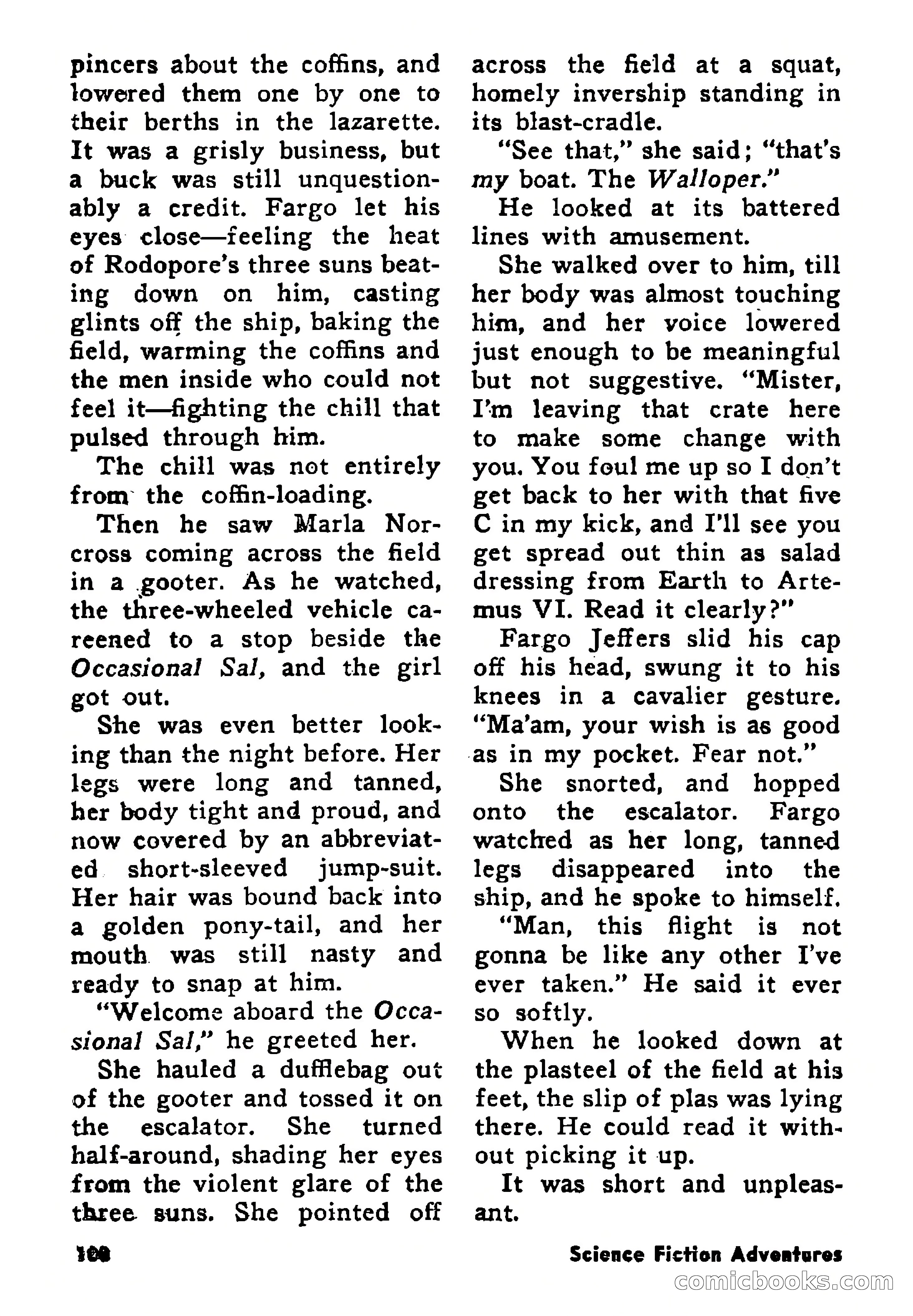 Science Fiction Adventures, August 1957 — page 108 of 133