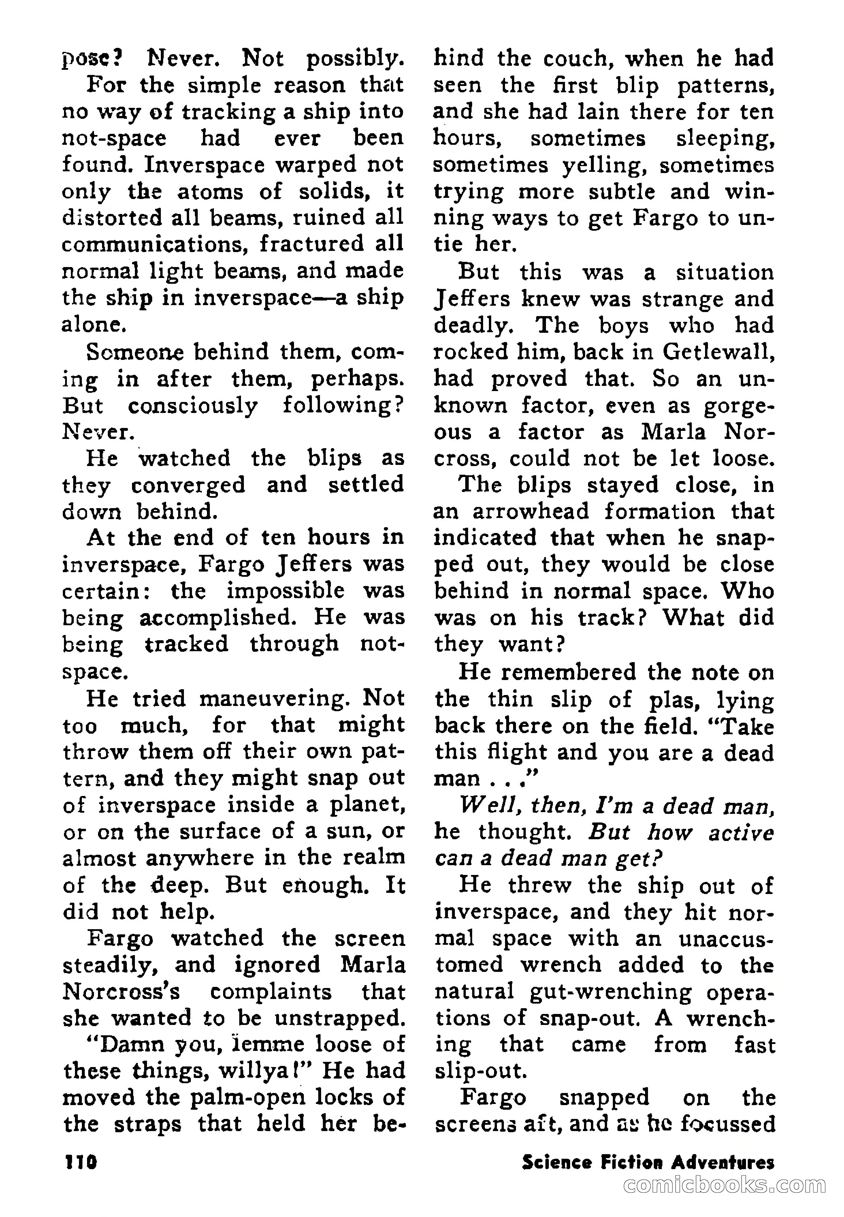 Science Fiction Adventures, August 1957 — page 110 of 133