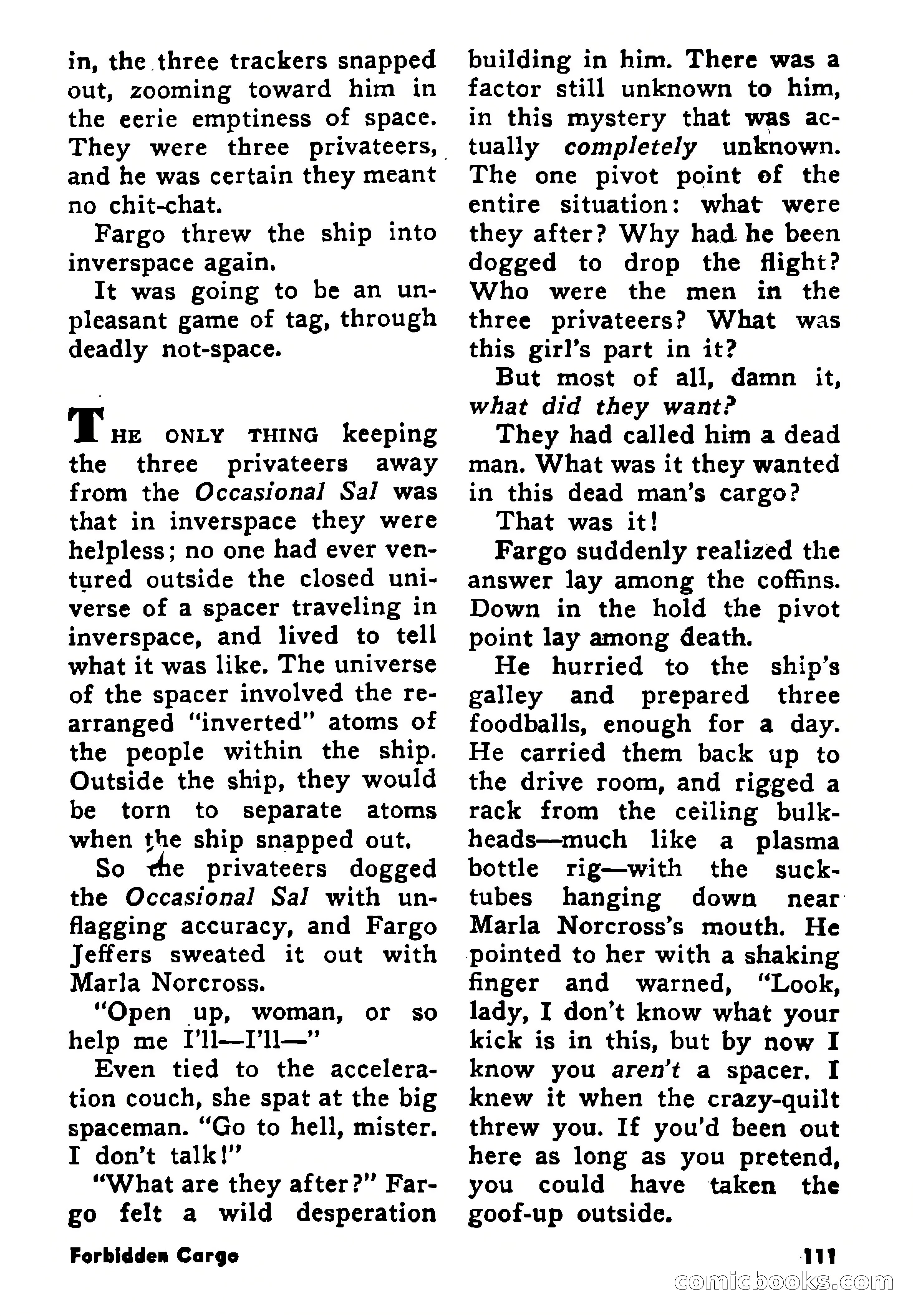 Science Fiction Adventures, August 1957 — page 111 of 133