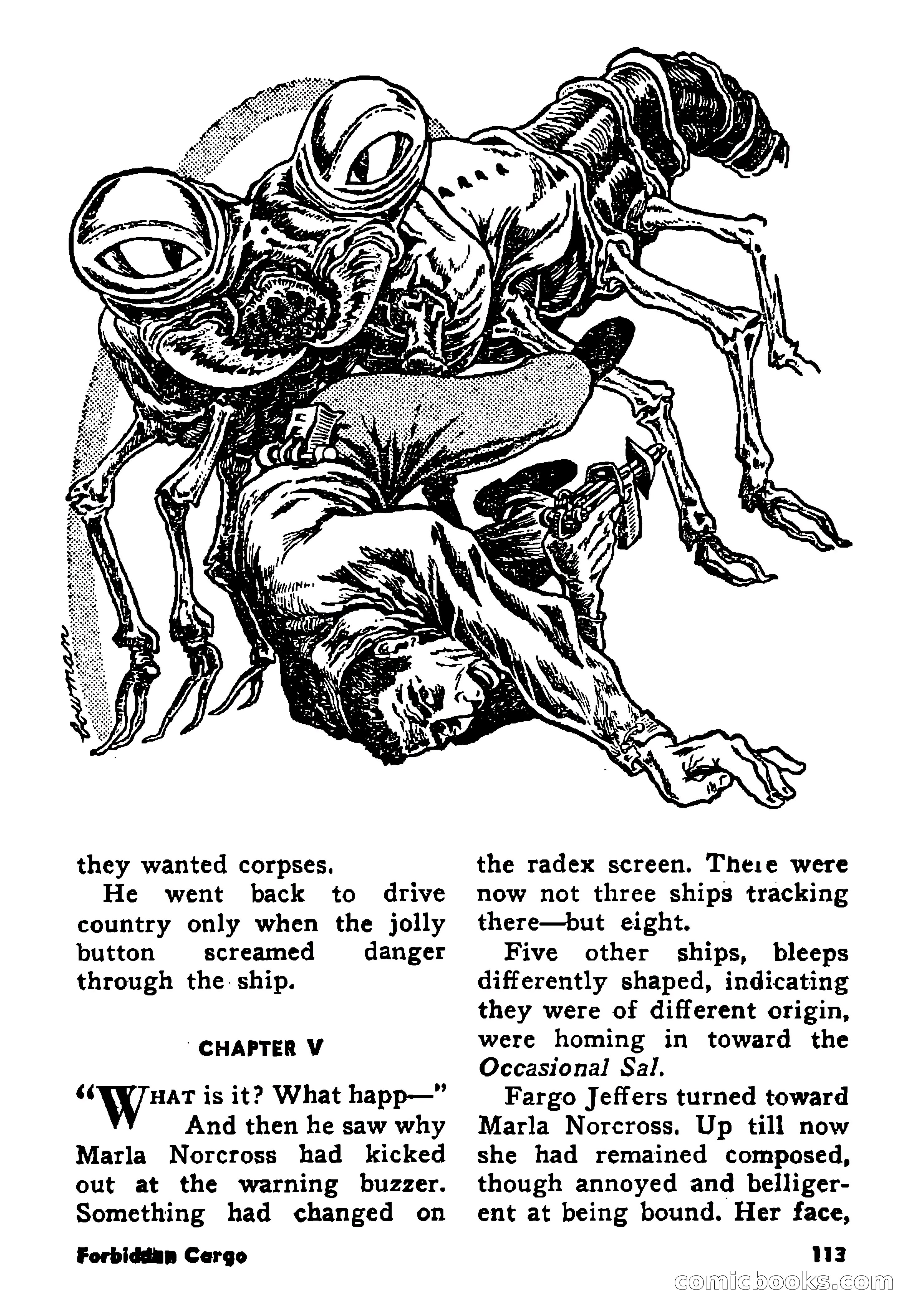 Science Fiction Adventures, August 1957 — page 113 of 133