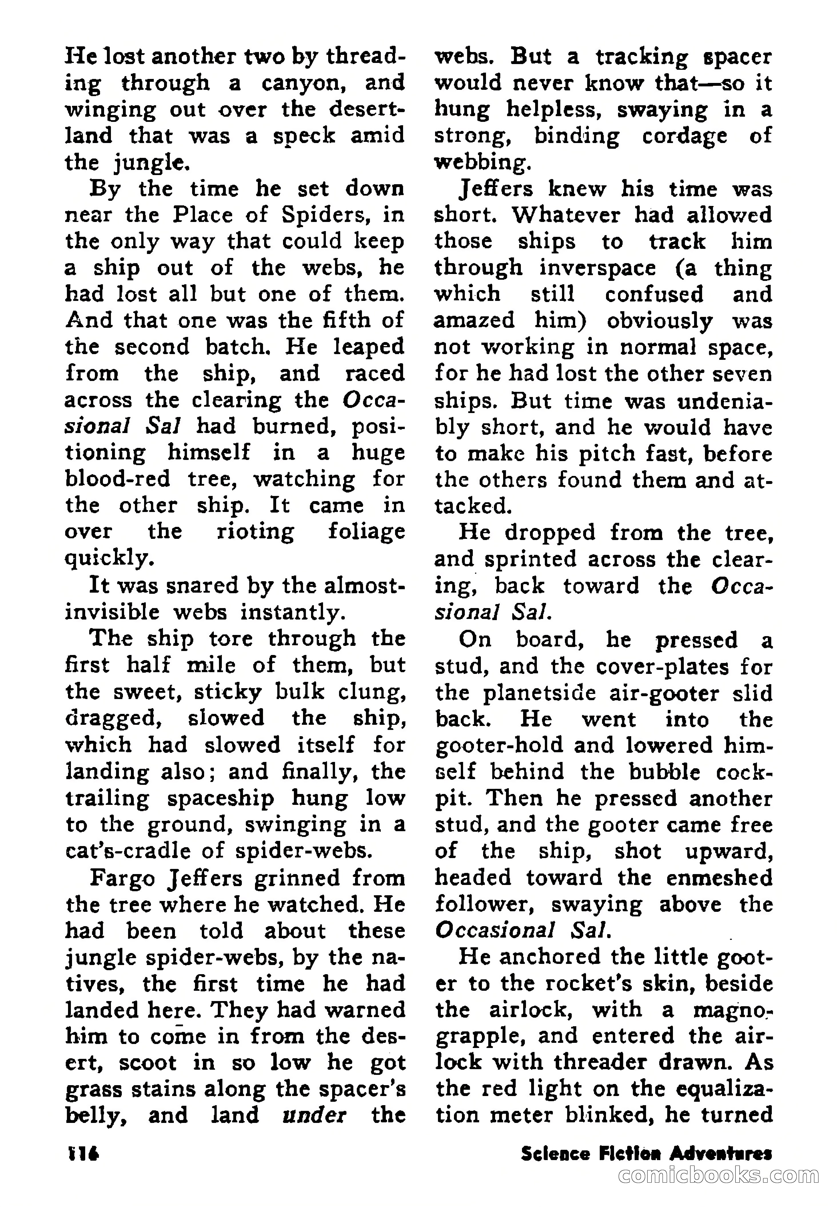 Science Fiction Adventures, August 1957 — page 116 of 133