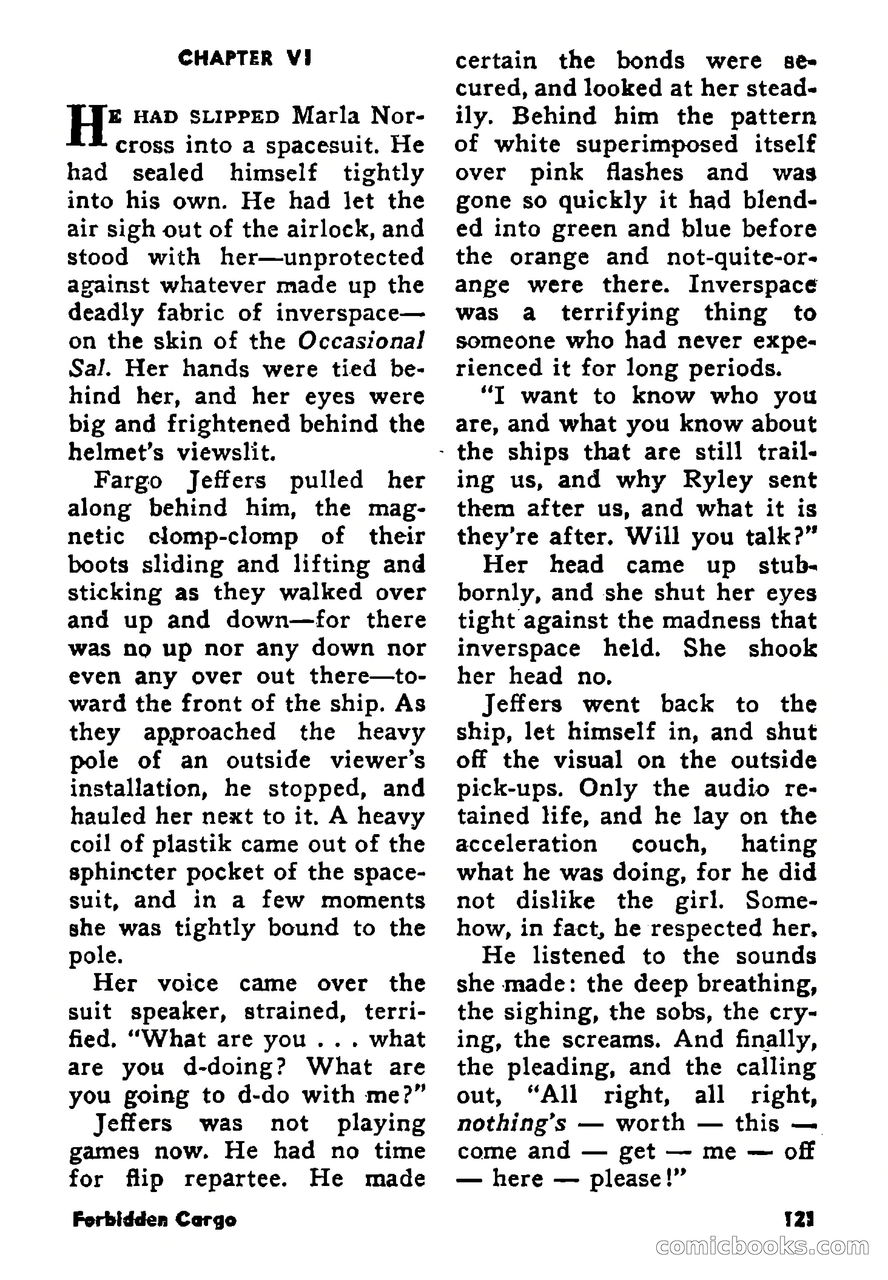 Science Fiction Adventures, August 1957 — page 121 of 133