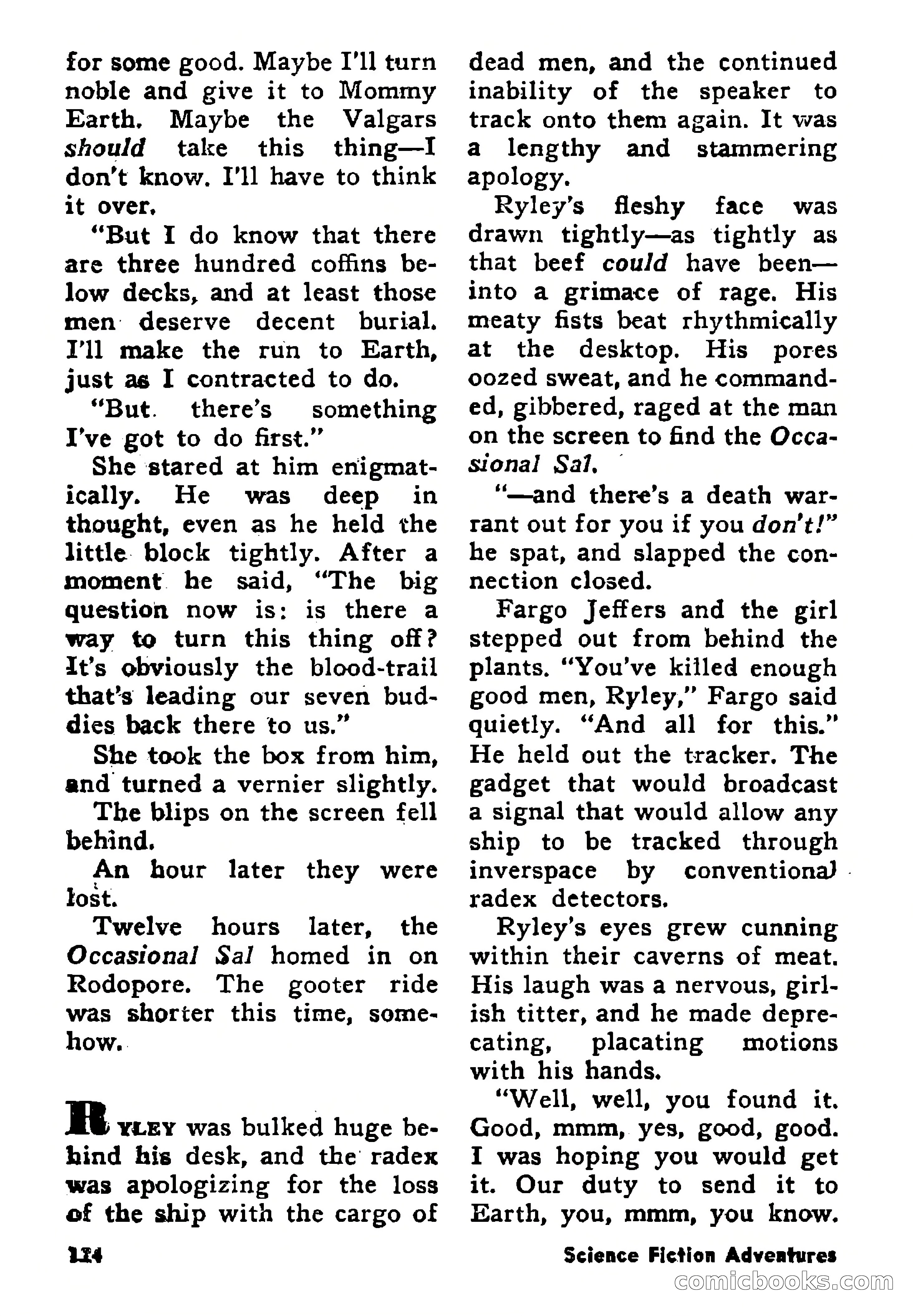 Science Fiction Adventures, August 1957 — page 124 of 133