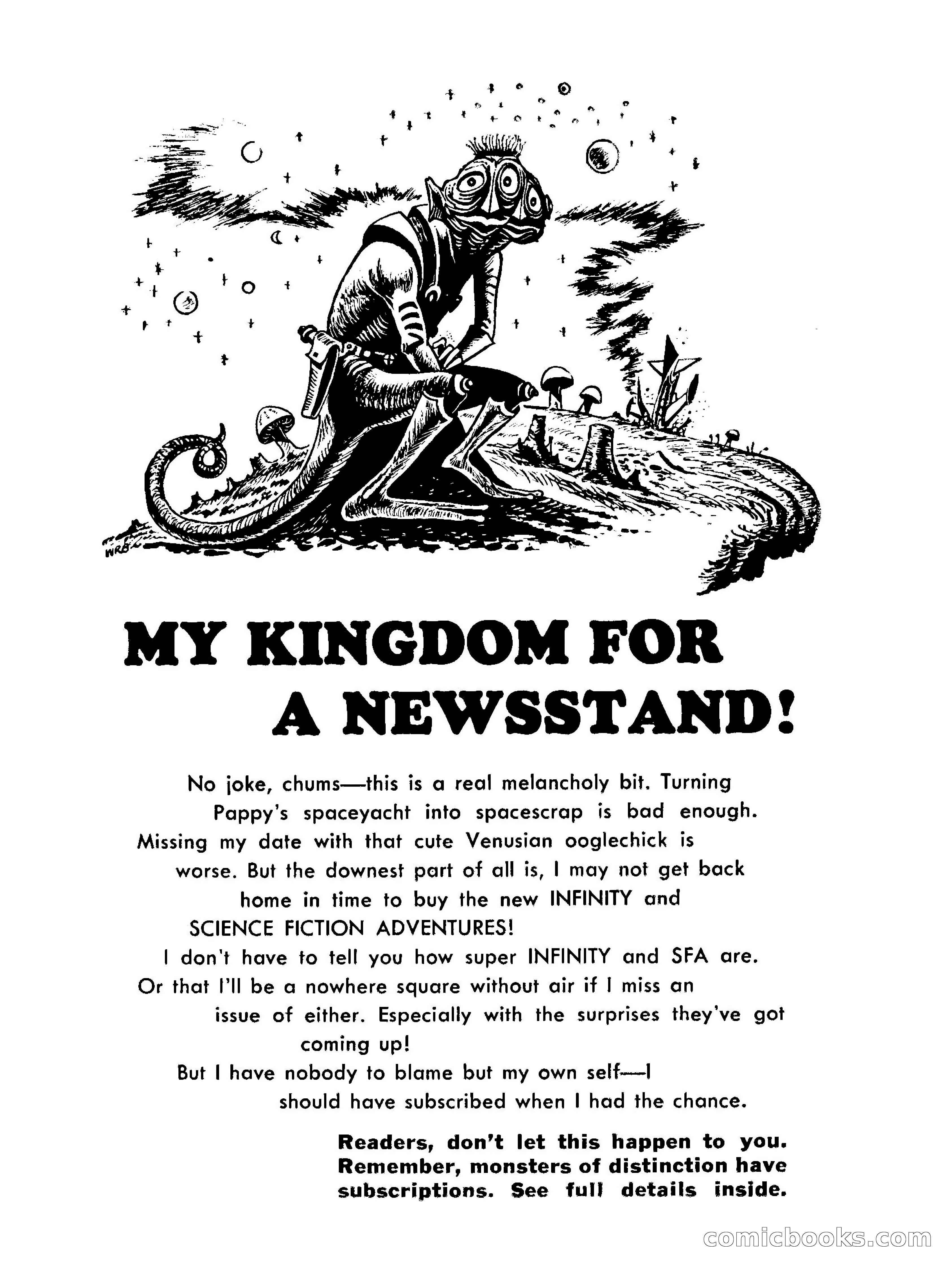 Science Fiction Adventures, January 1958 — page 2 of 133