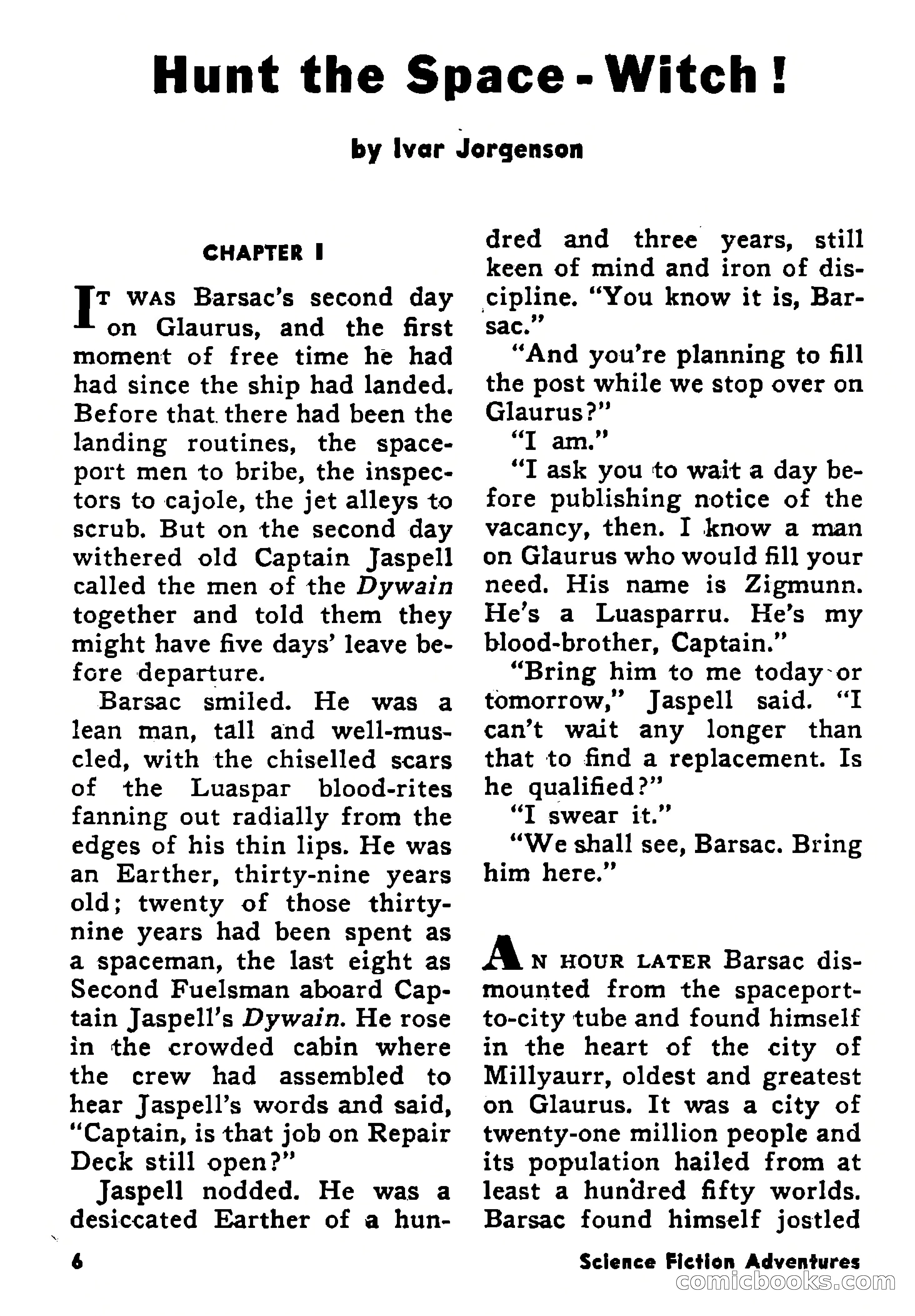 Science Fiction Adventures, January 1958 — page 6 of 133