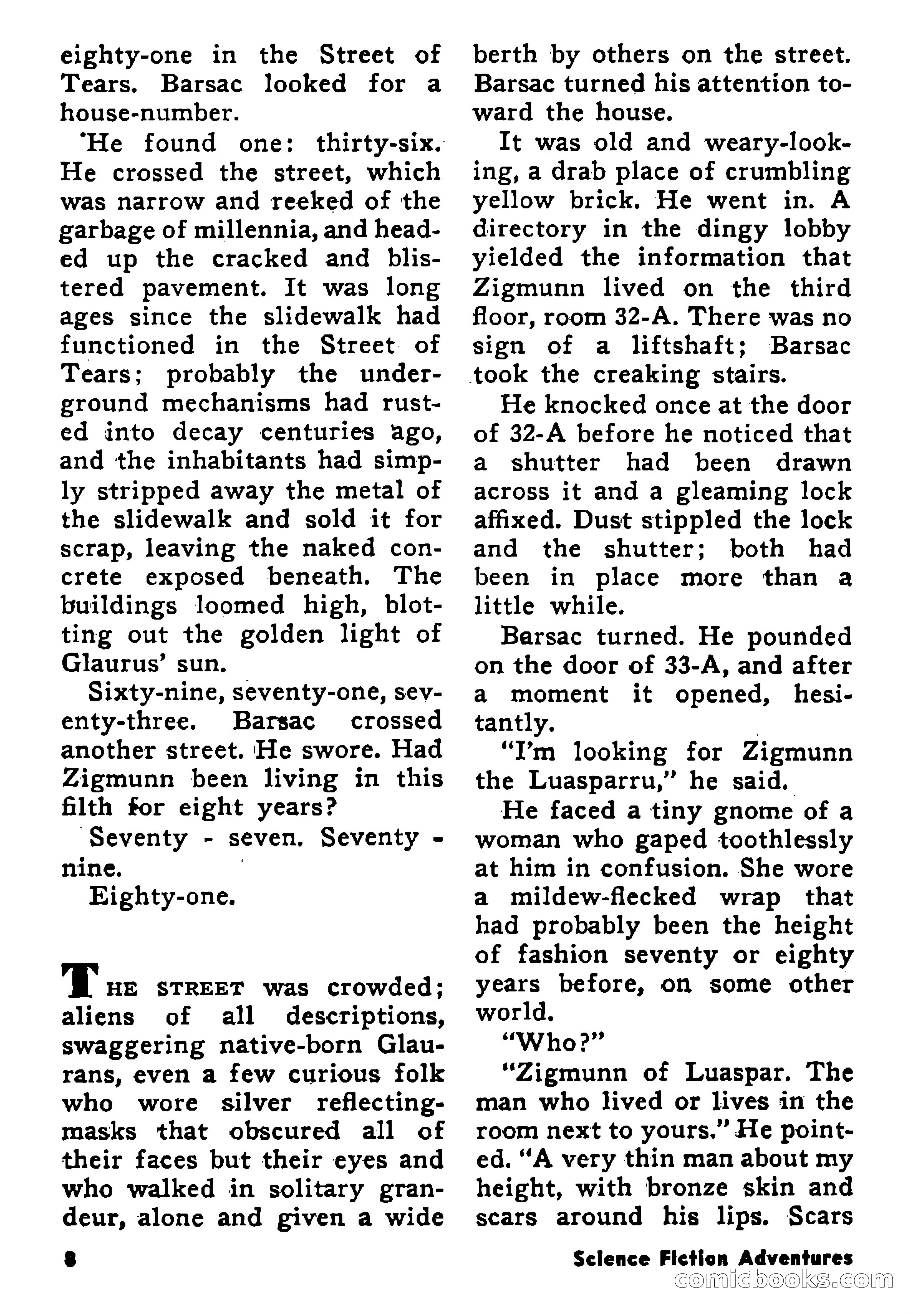 Science Fiction Adventures, January 1958 — page 8 of 133