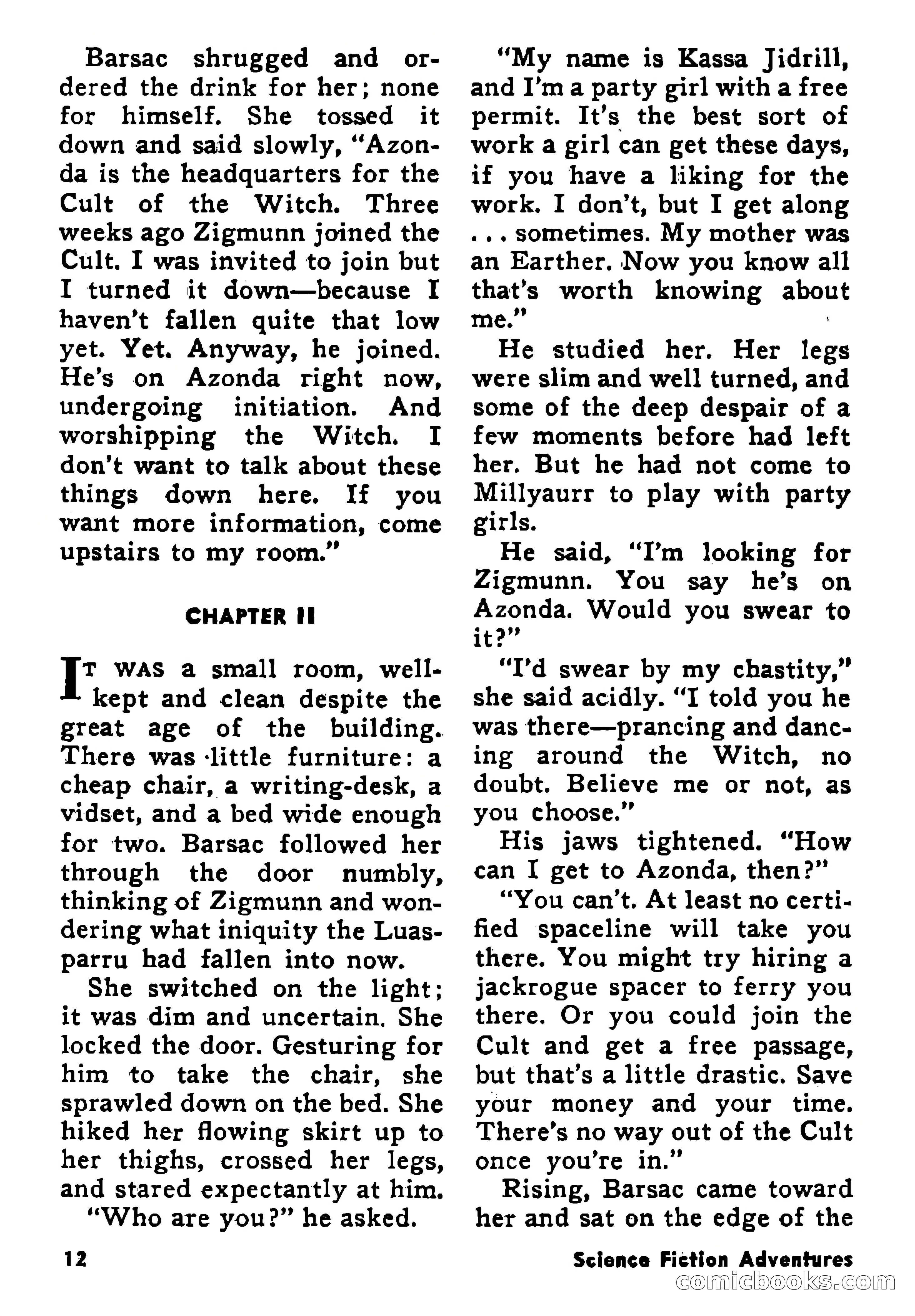 Science Fiction Adventures, January 1958 — page 12 of 133