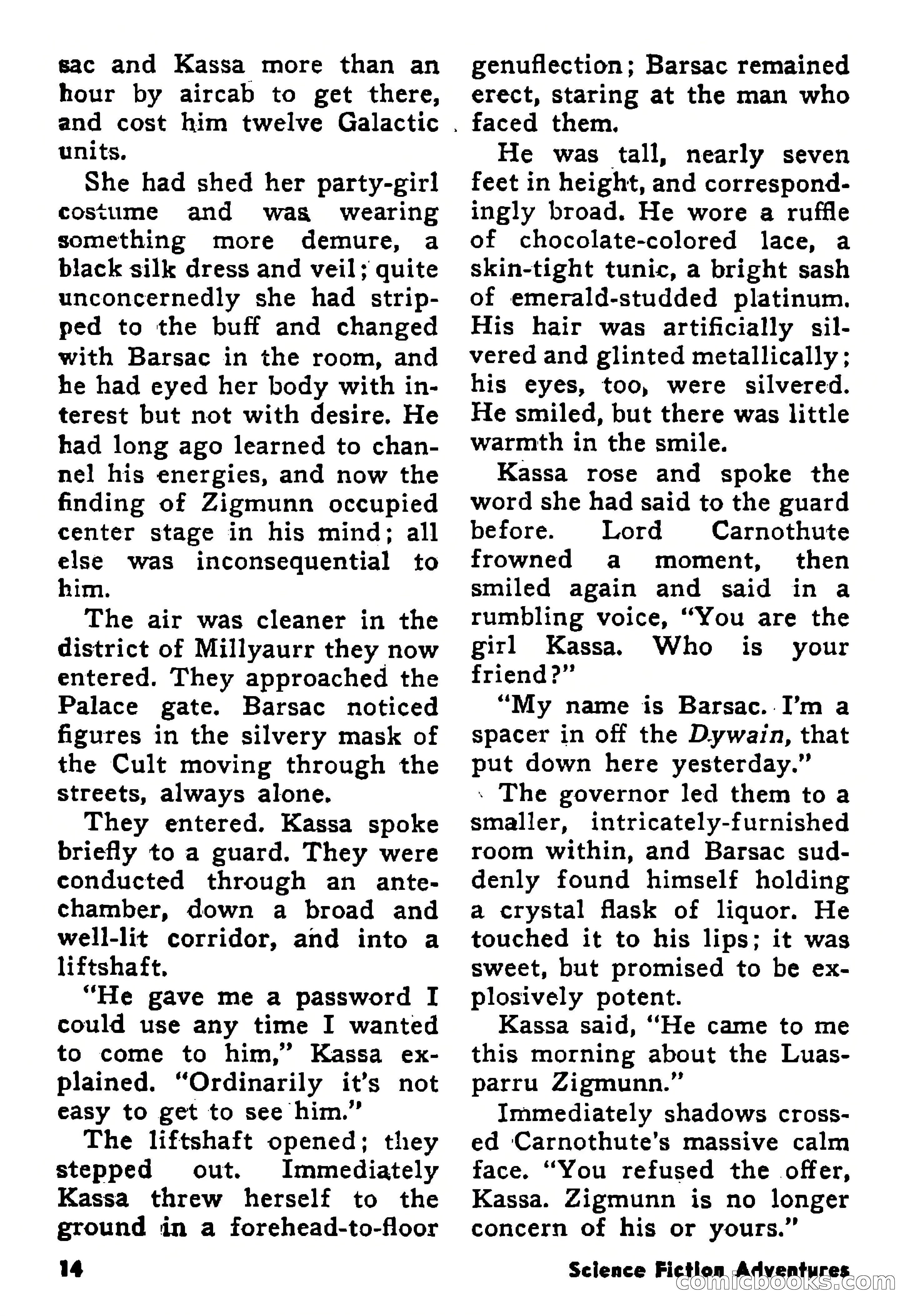 Science Fiction Adventures, January 1958 — page 14 of 133