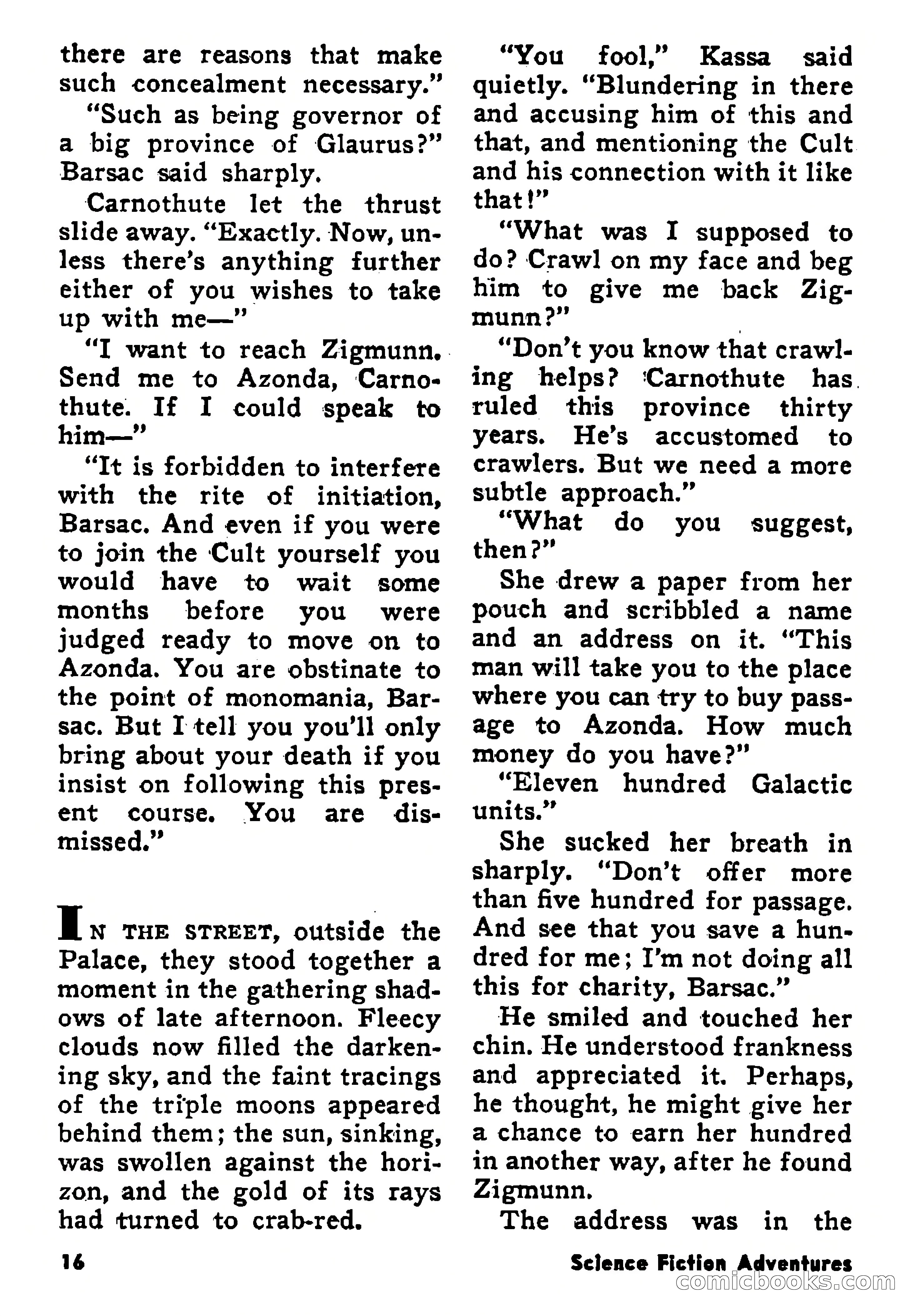 Science Fiction Adventures, January 1958 — page 16 of 133