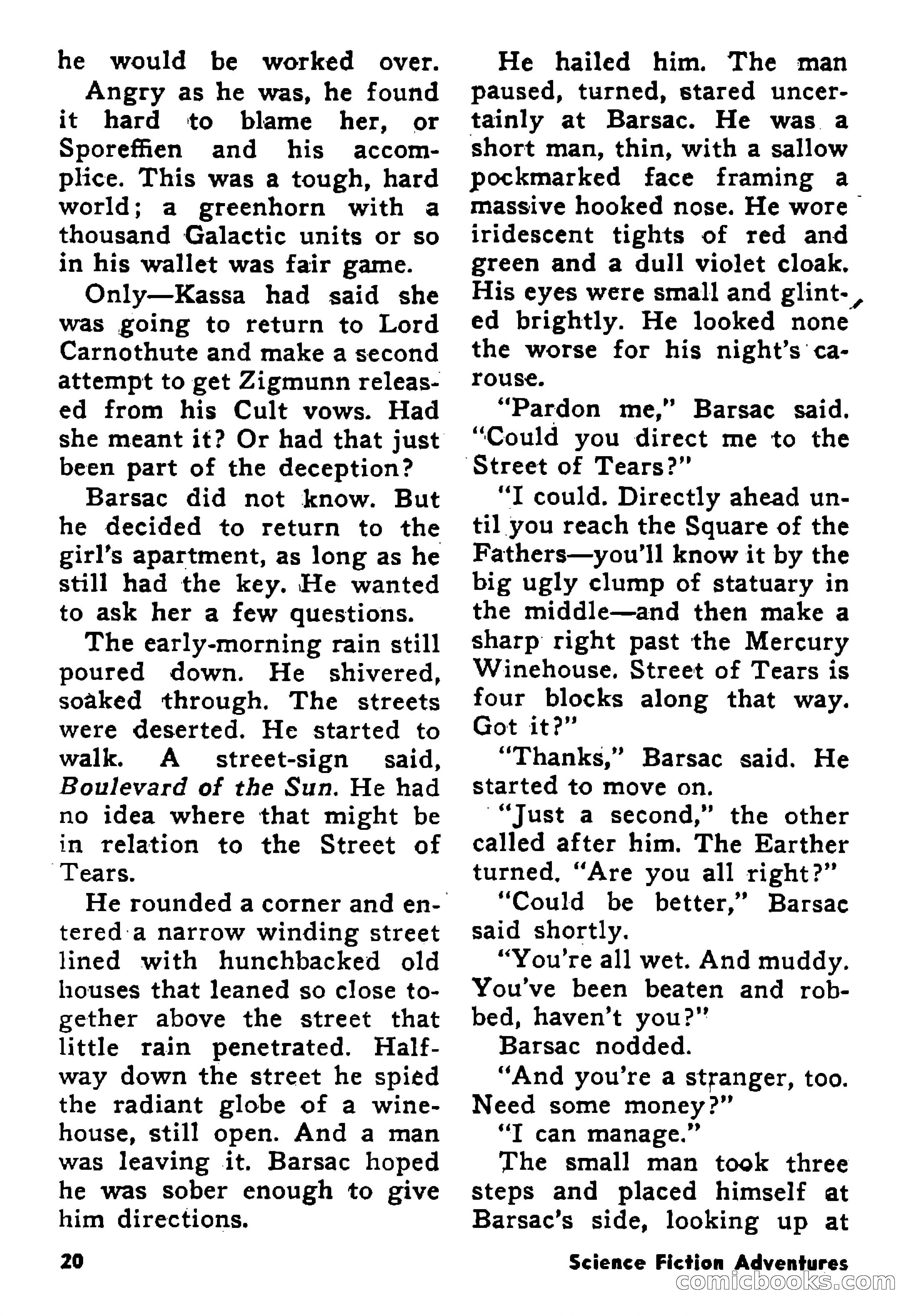 Science Fiction Adventures, January 1958 — page 20 of 133