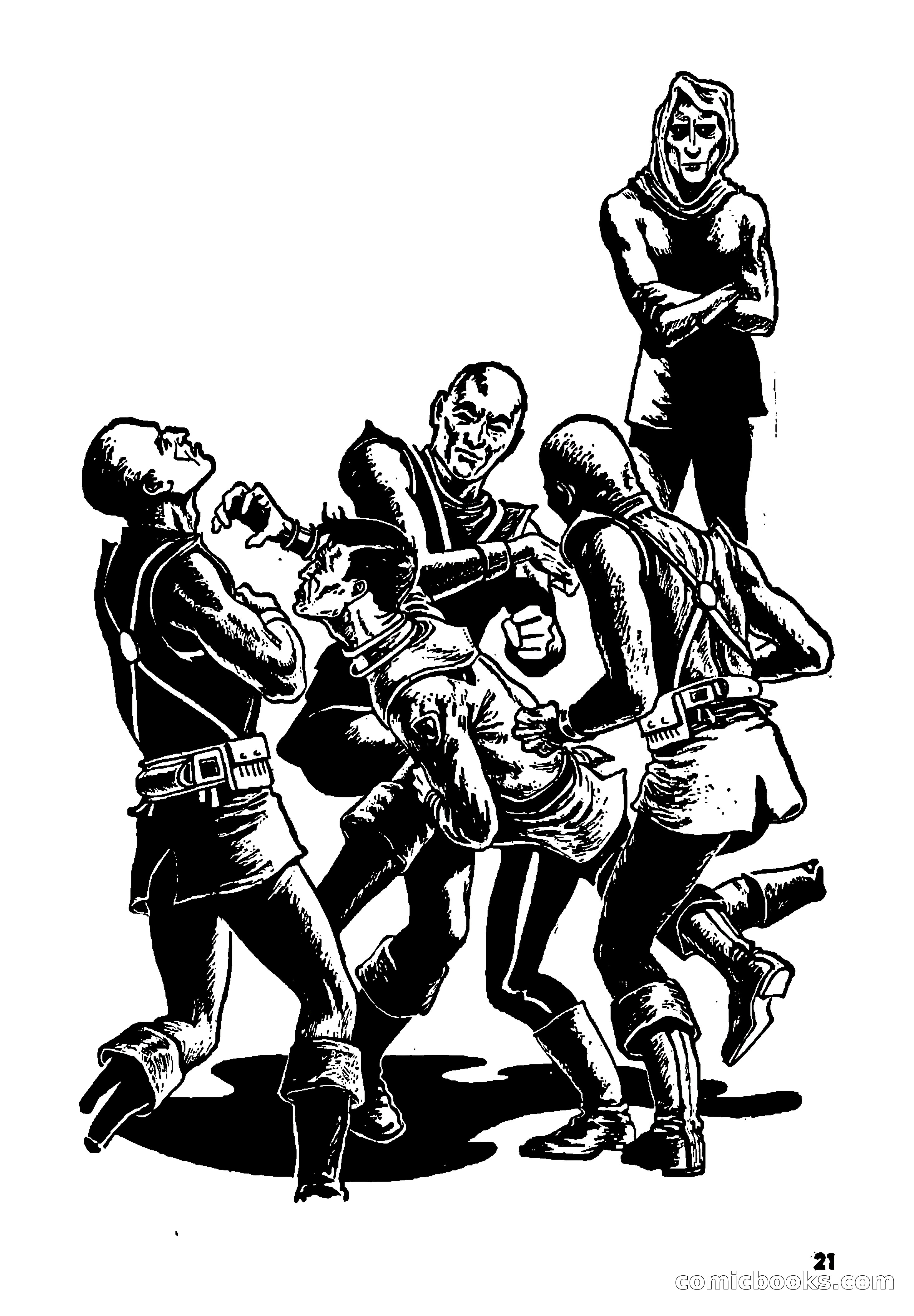 Science Fiction Adventures, January 1958 — page 21 of 133