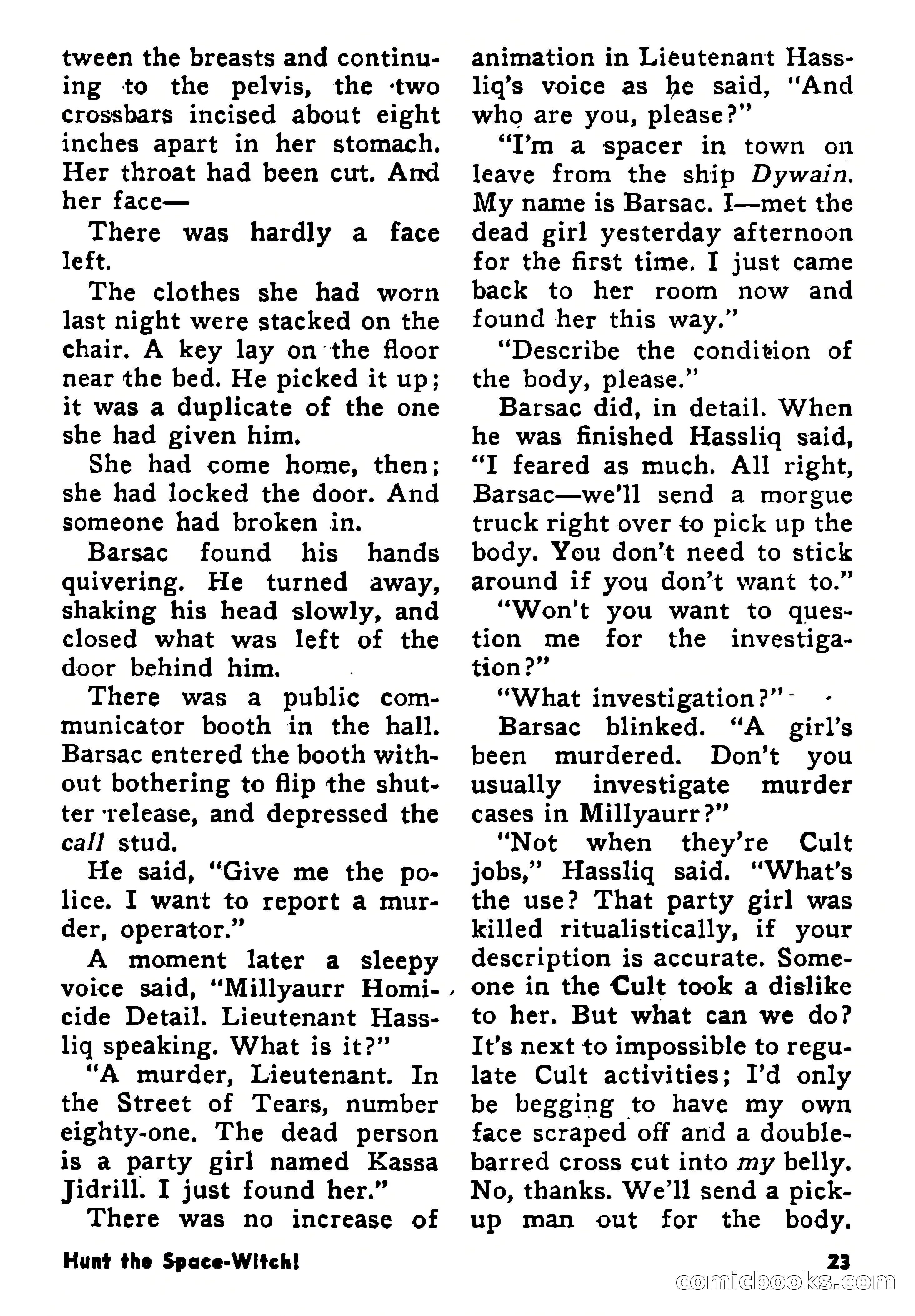 Science Fiction Adventures, January 1958 — page 23 of 133