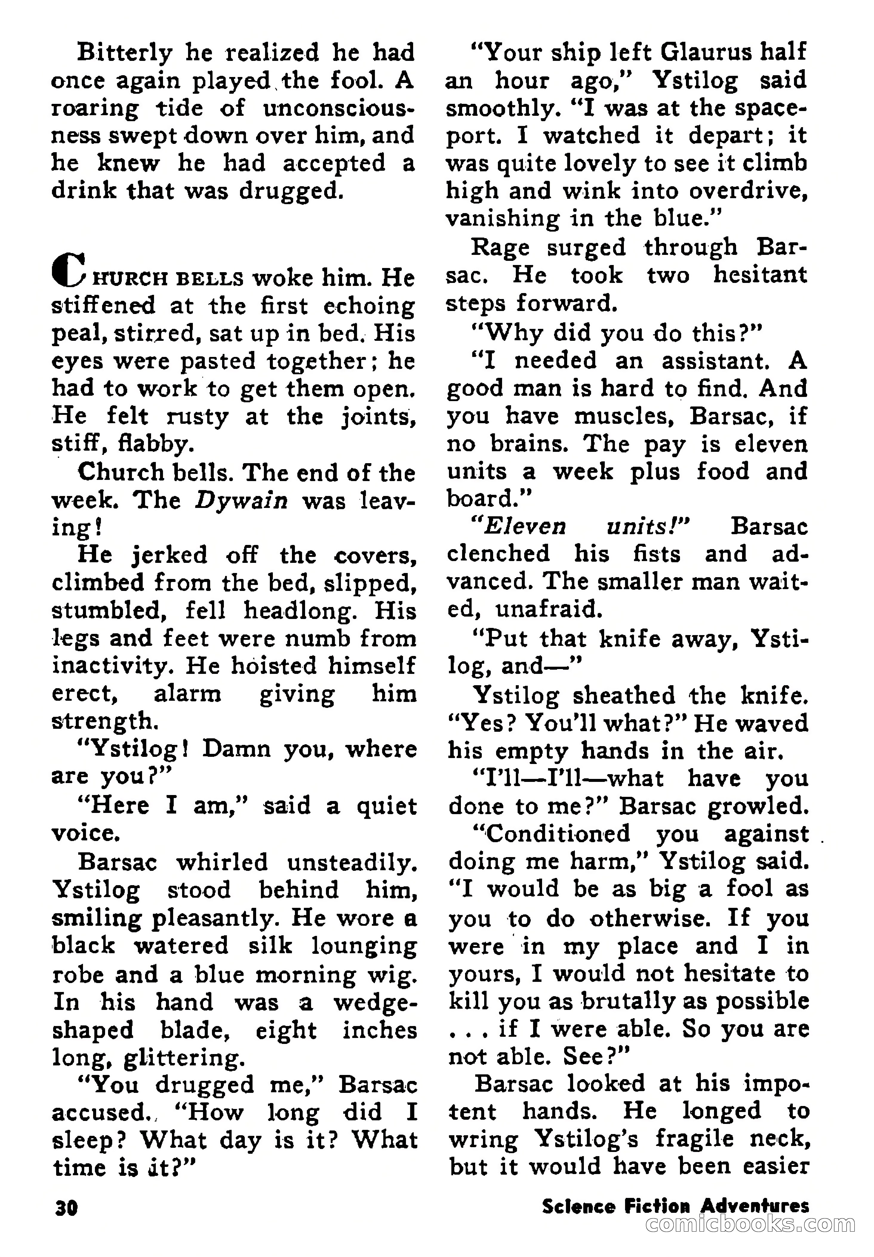 Science Fiction Adventures, January 1958 — page 30 of 133