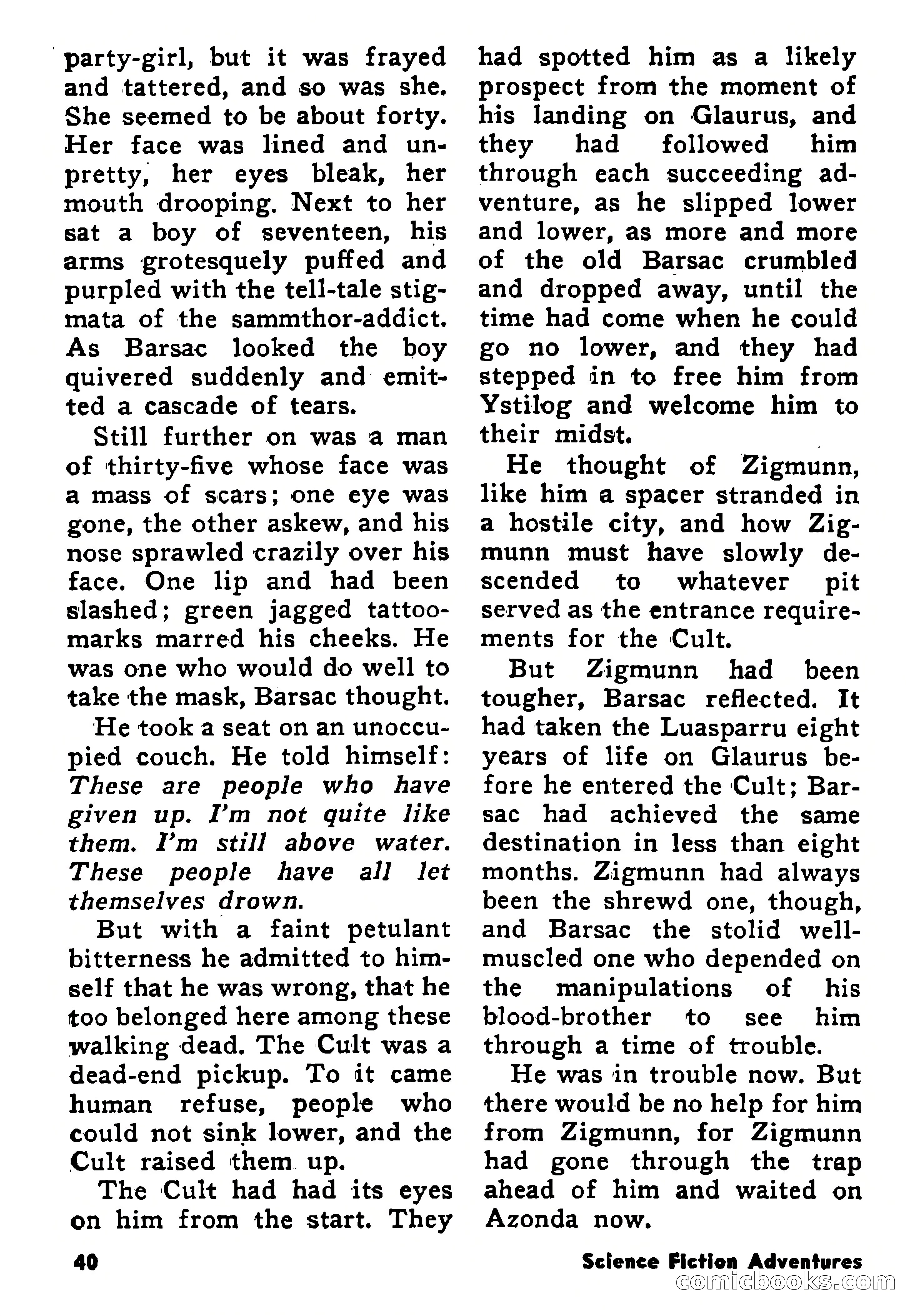 Science Fiction Adventures, January 1958 — page 40 of 133