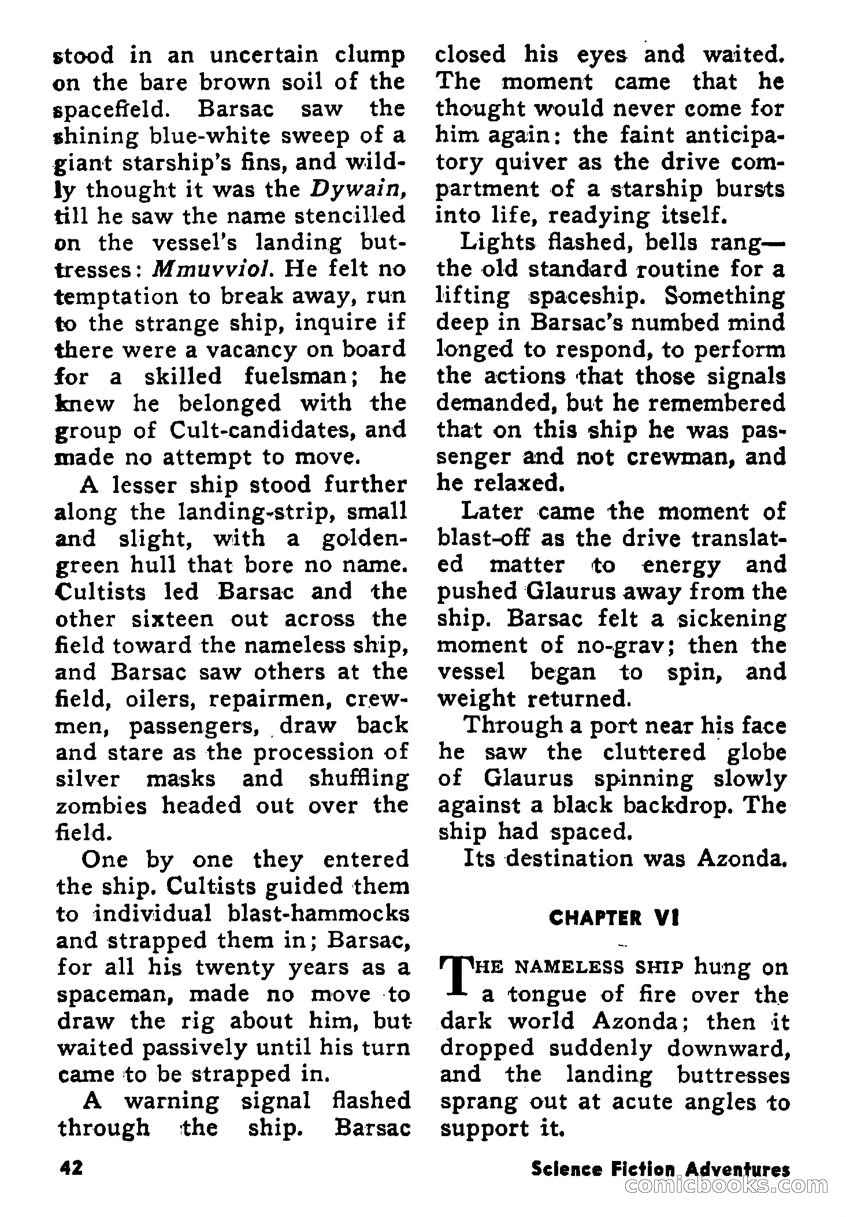 Science Fiction Adventures, January 1958 — page 42 of 133
