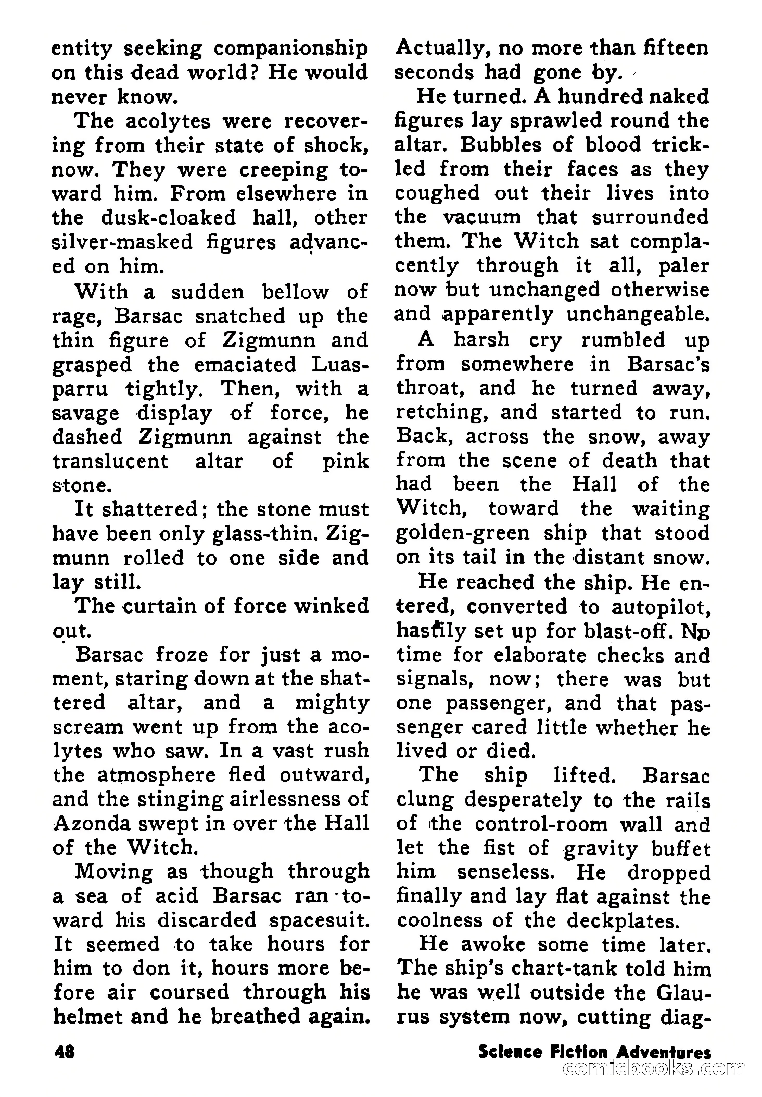 Science Fiction Adventures, January 1958 — page 48 of 133