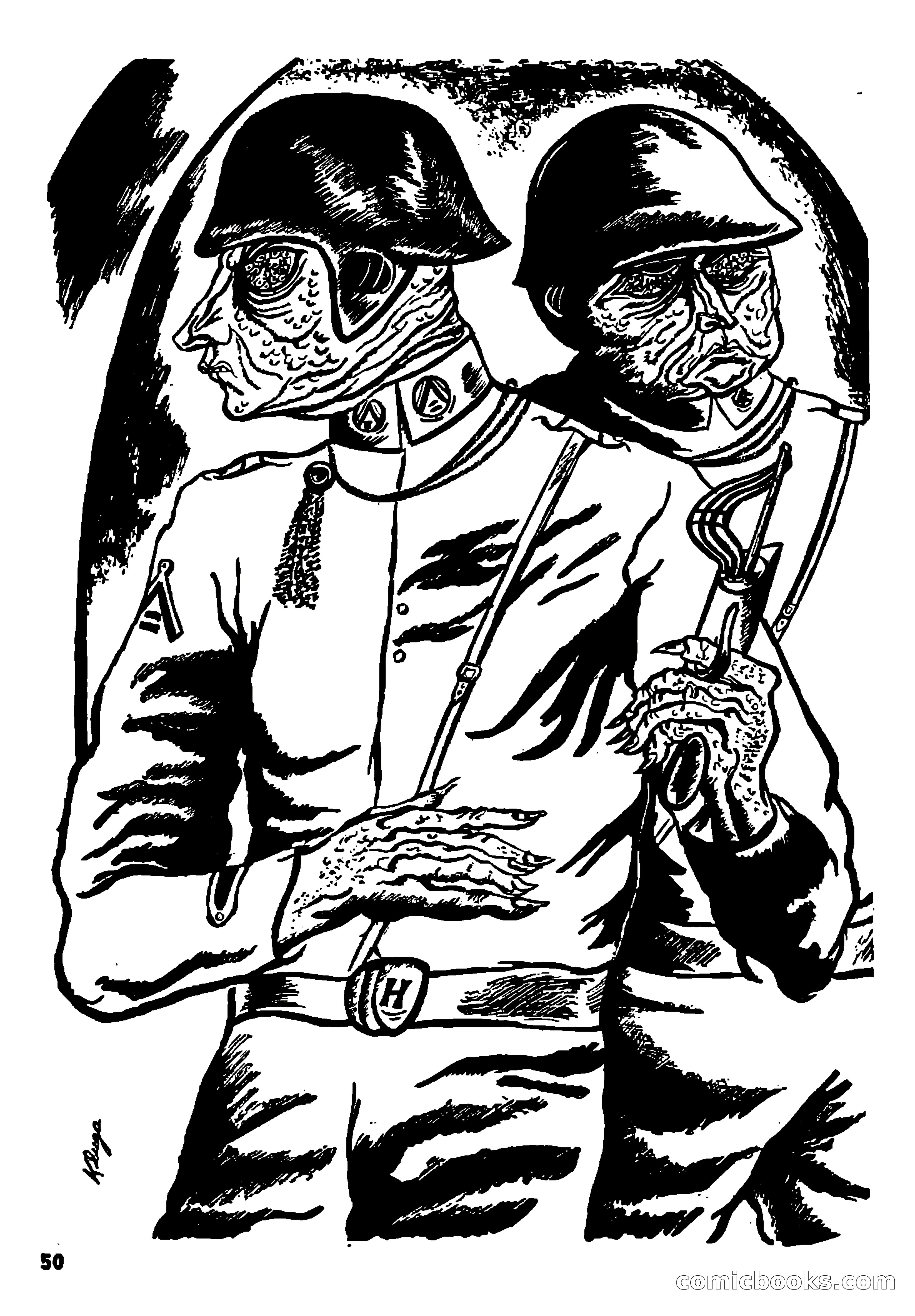 Science Fiction Adventures, January 1958 — page 50 of 133
