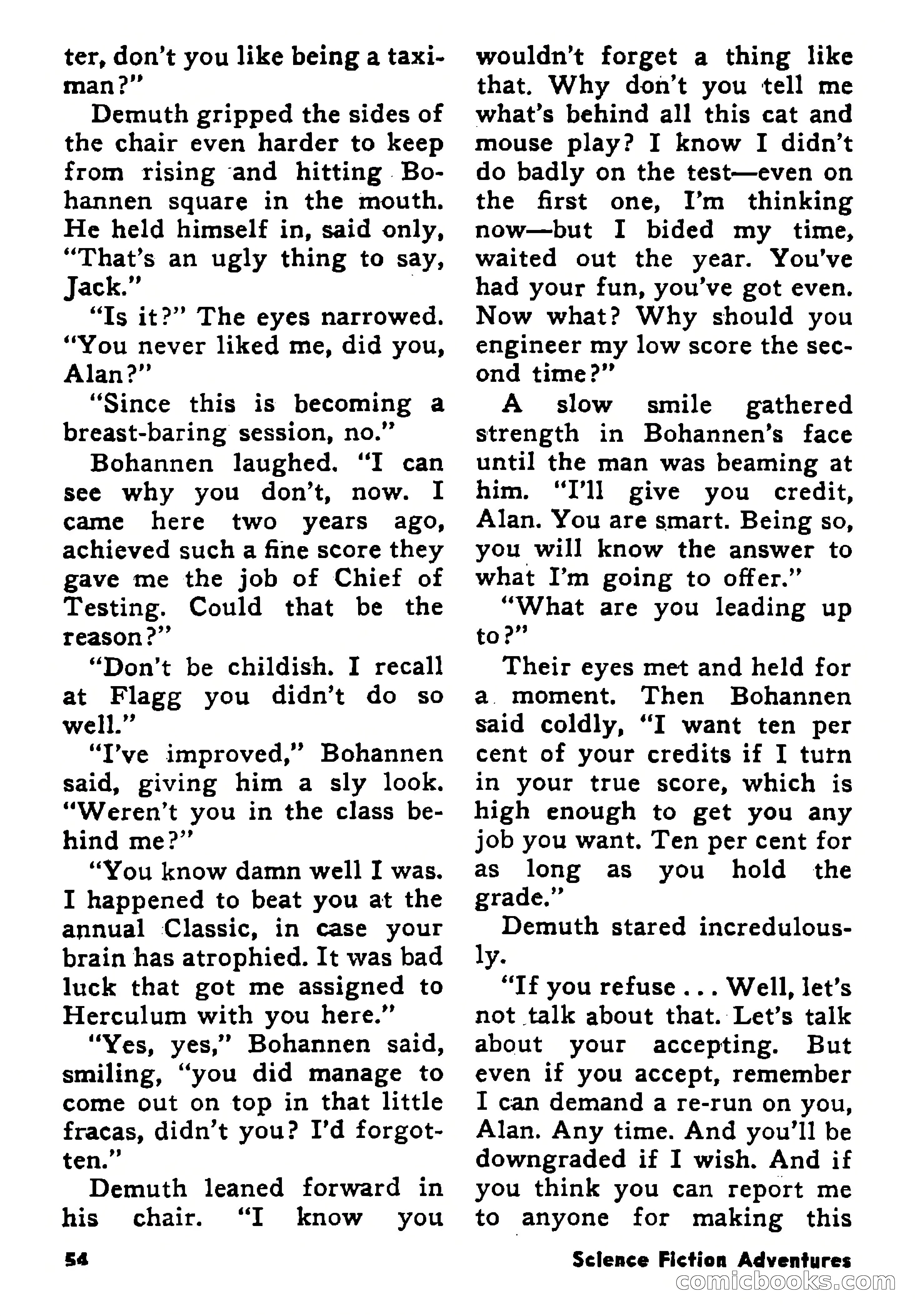 Science Fiction Adventures, January 1958 — page 54 of 133