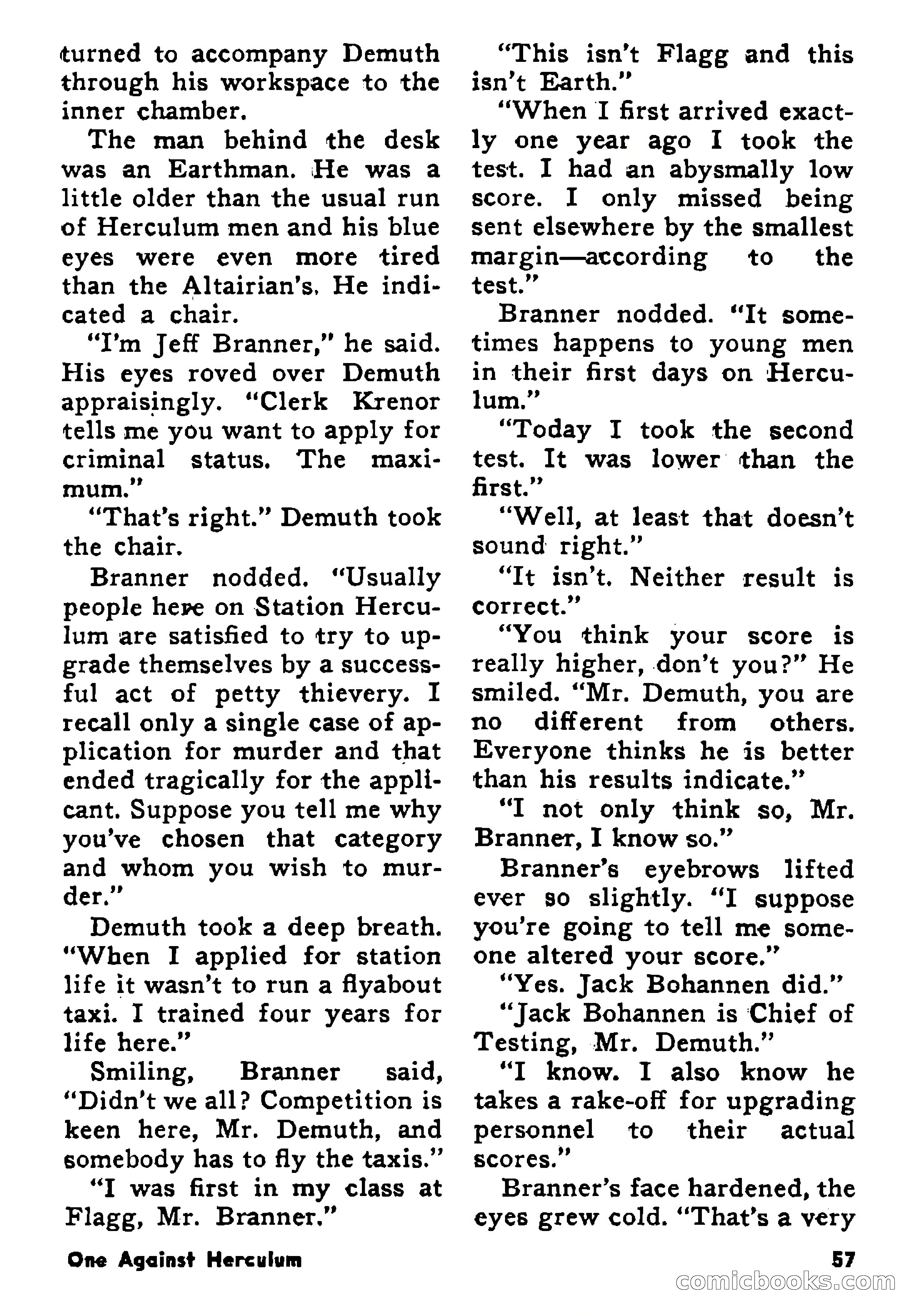 Science Fiction Adventures, January 1958 — page 57 of 133